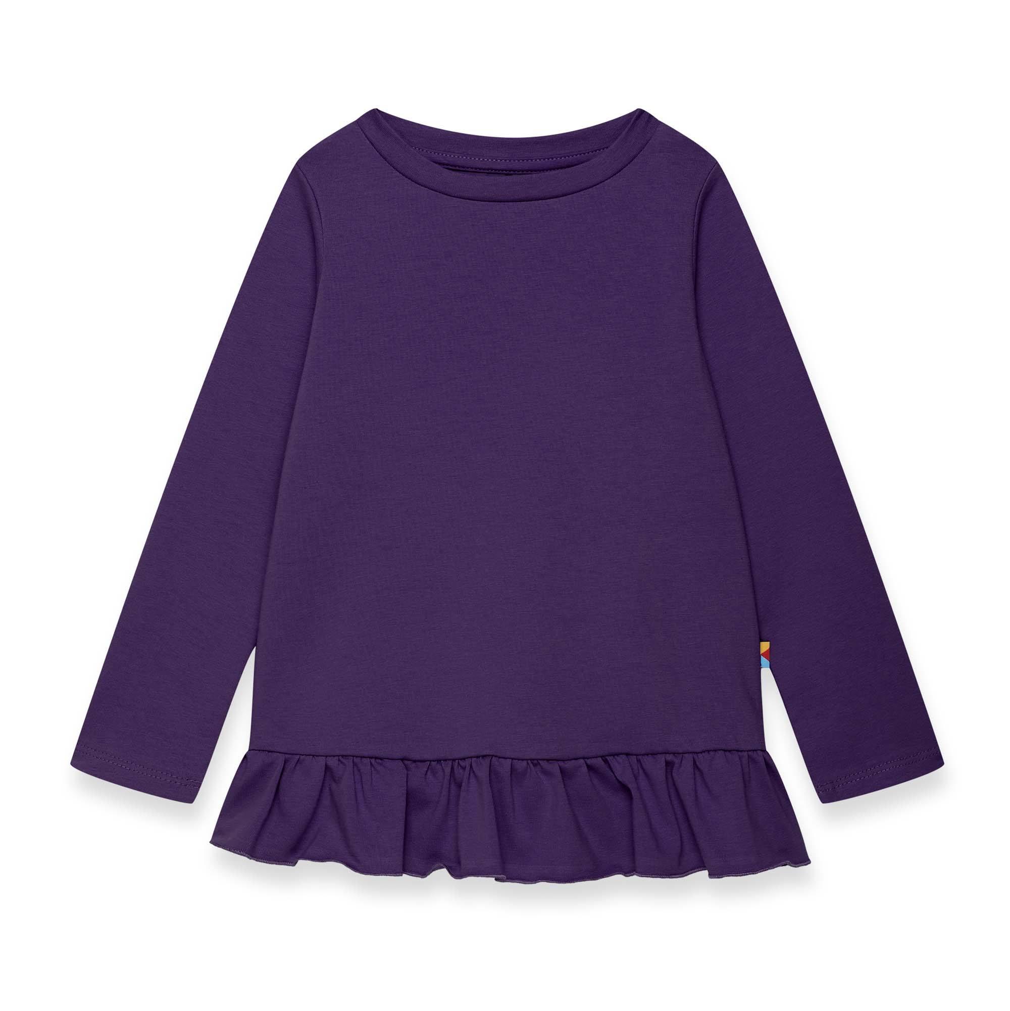 Violet frill blouse