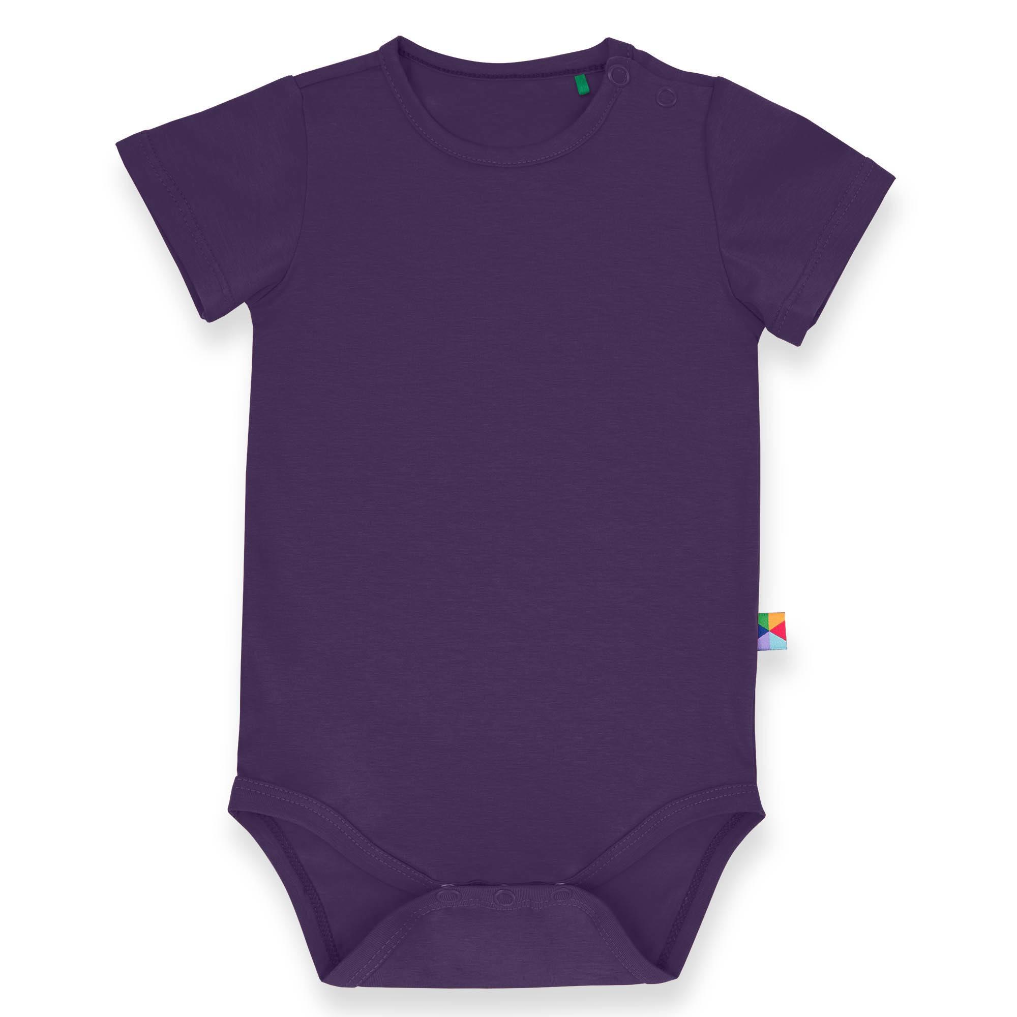 Violet short sleeve bodysuit