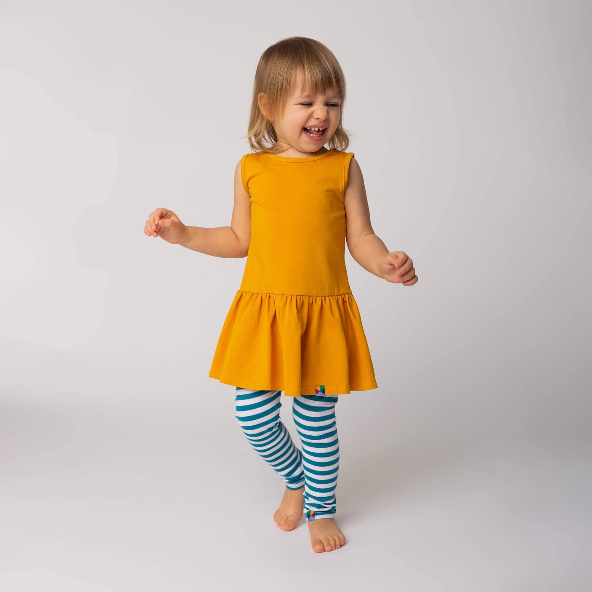 Turquoise stripes leggings Baby