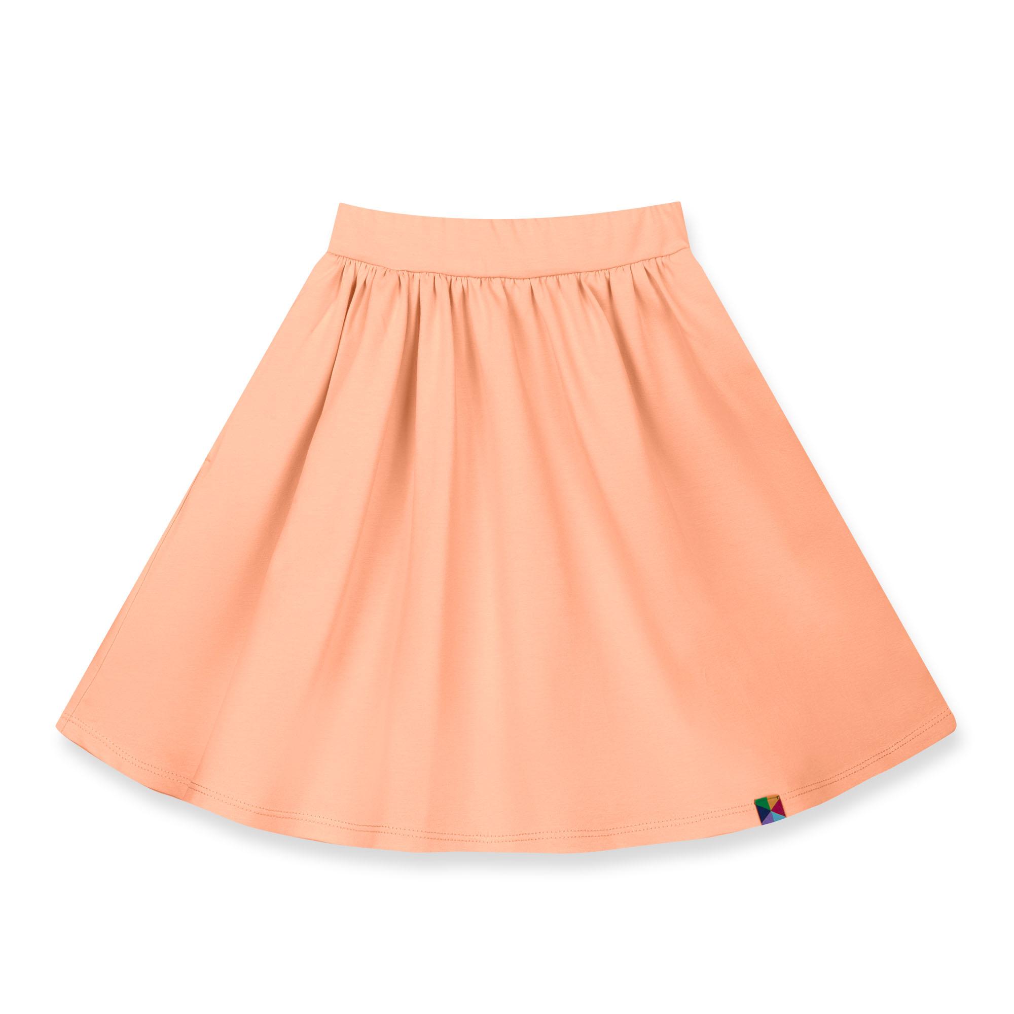 Apricot midi skirt with pockets Junior