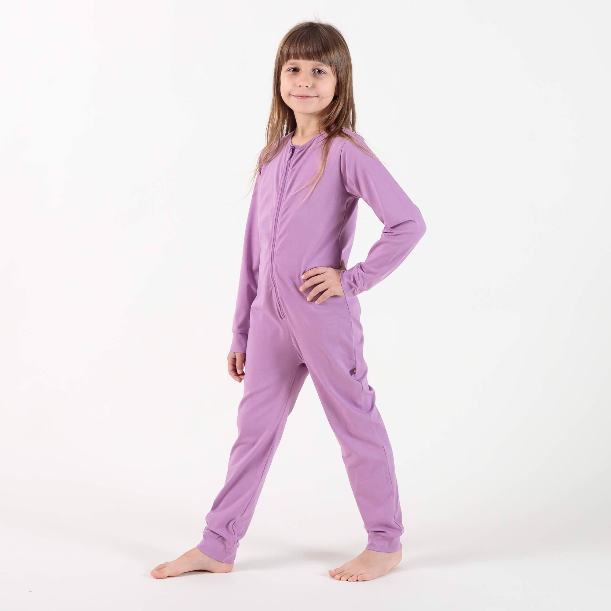 Light purple romper sleeping suit