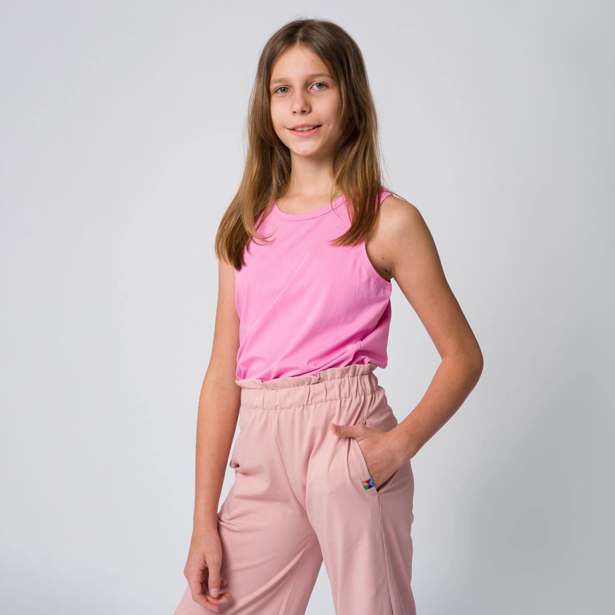 Pastel pink tank top Junior