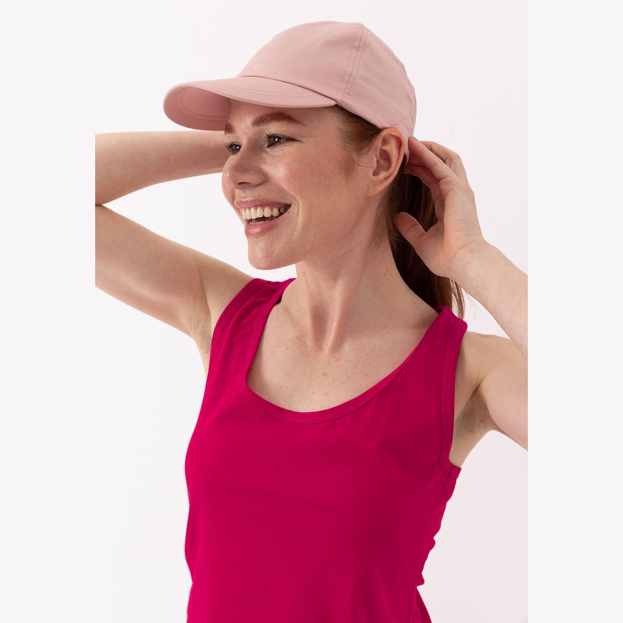 Pastel pink baseball cap adults