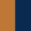 caramel - navy blue