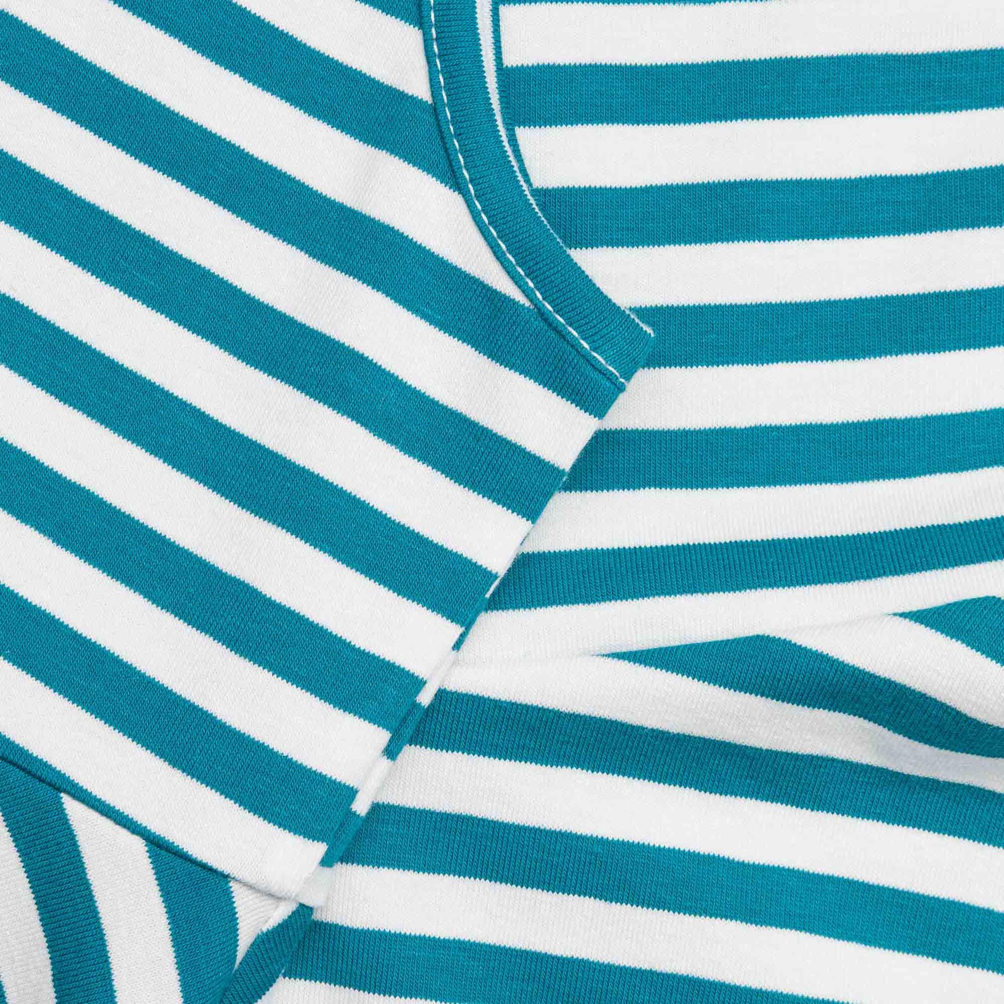 Turquoise stripes striped sleeveless dress Junior