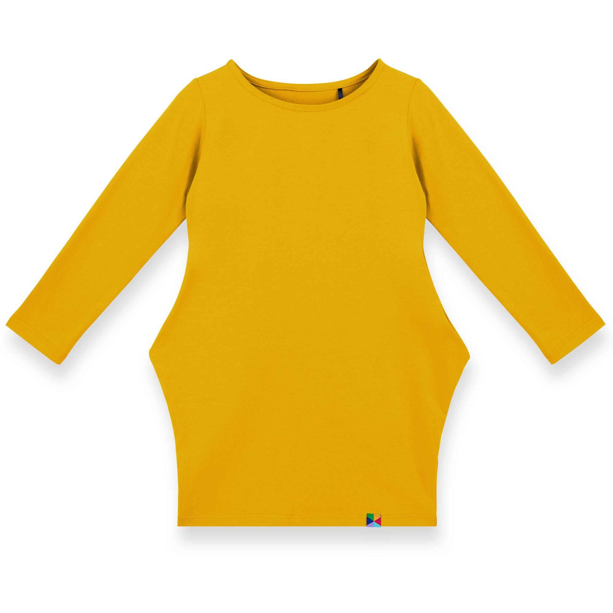 Mustard dress with pockets