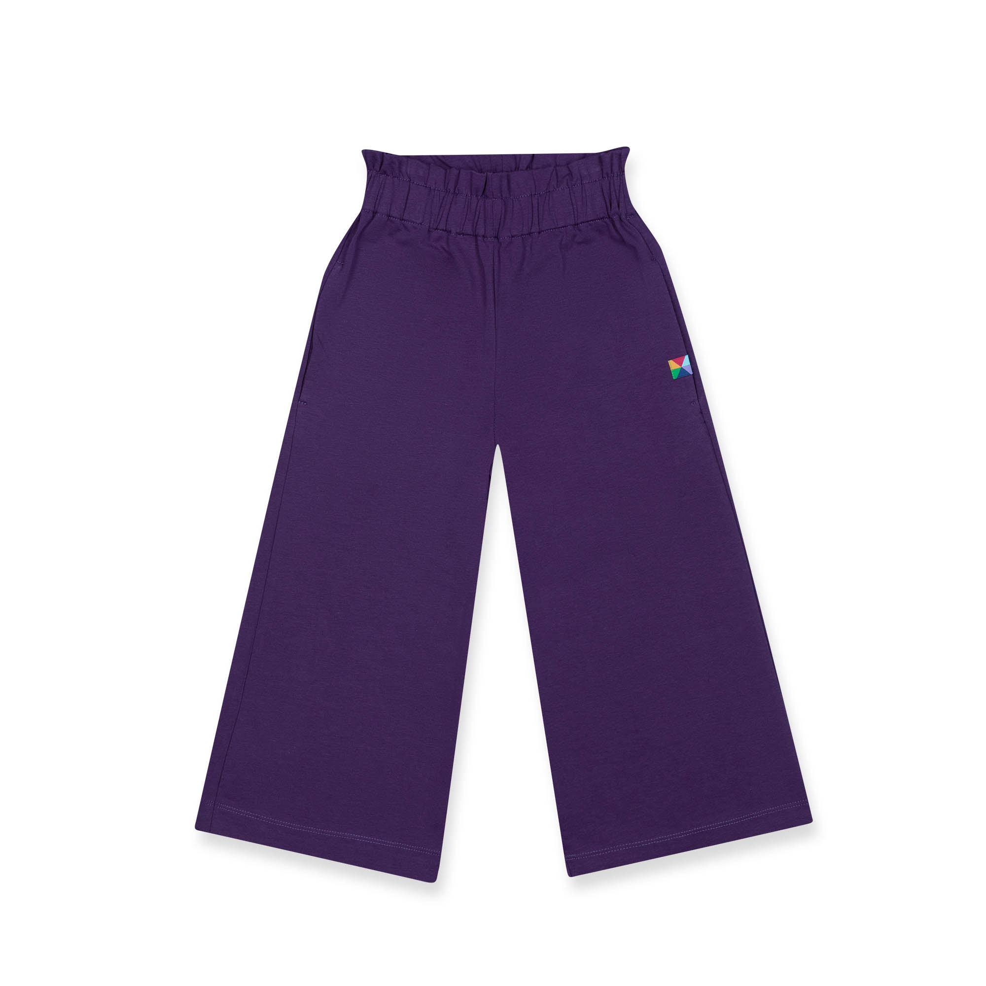 Violet culotte trousers