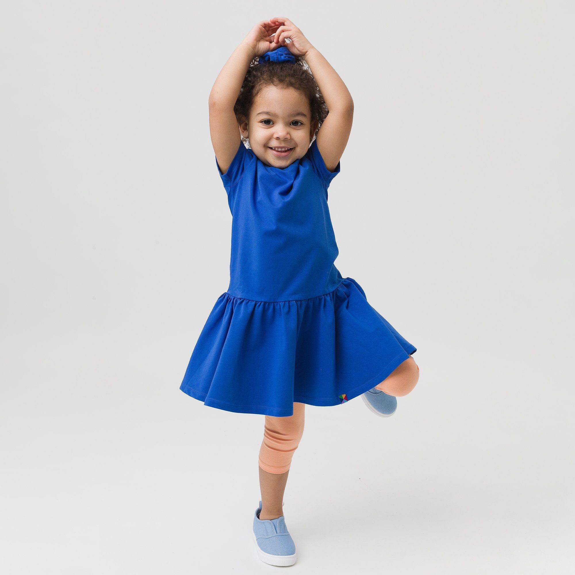 Blue frill dress