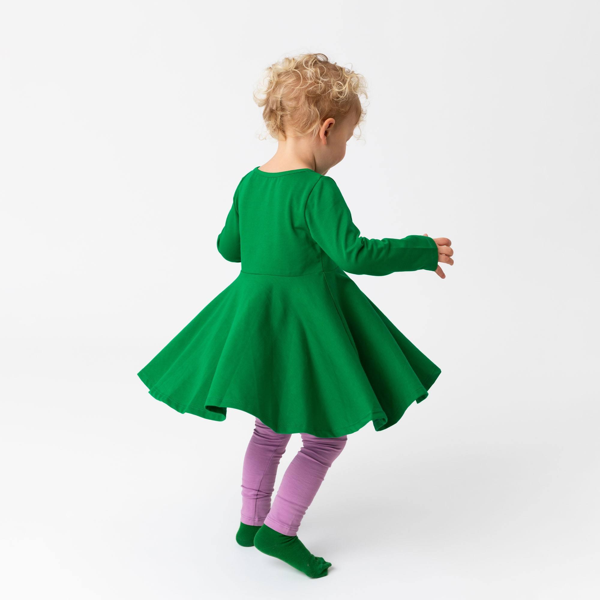 Green long sleeve dress Baby