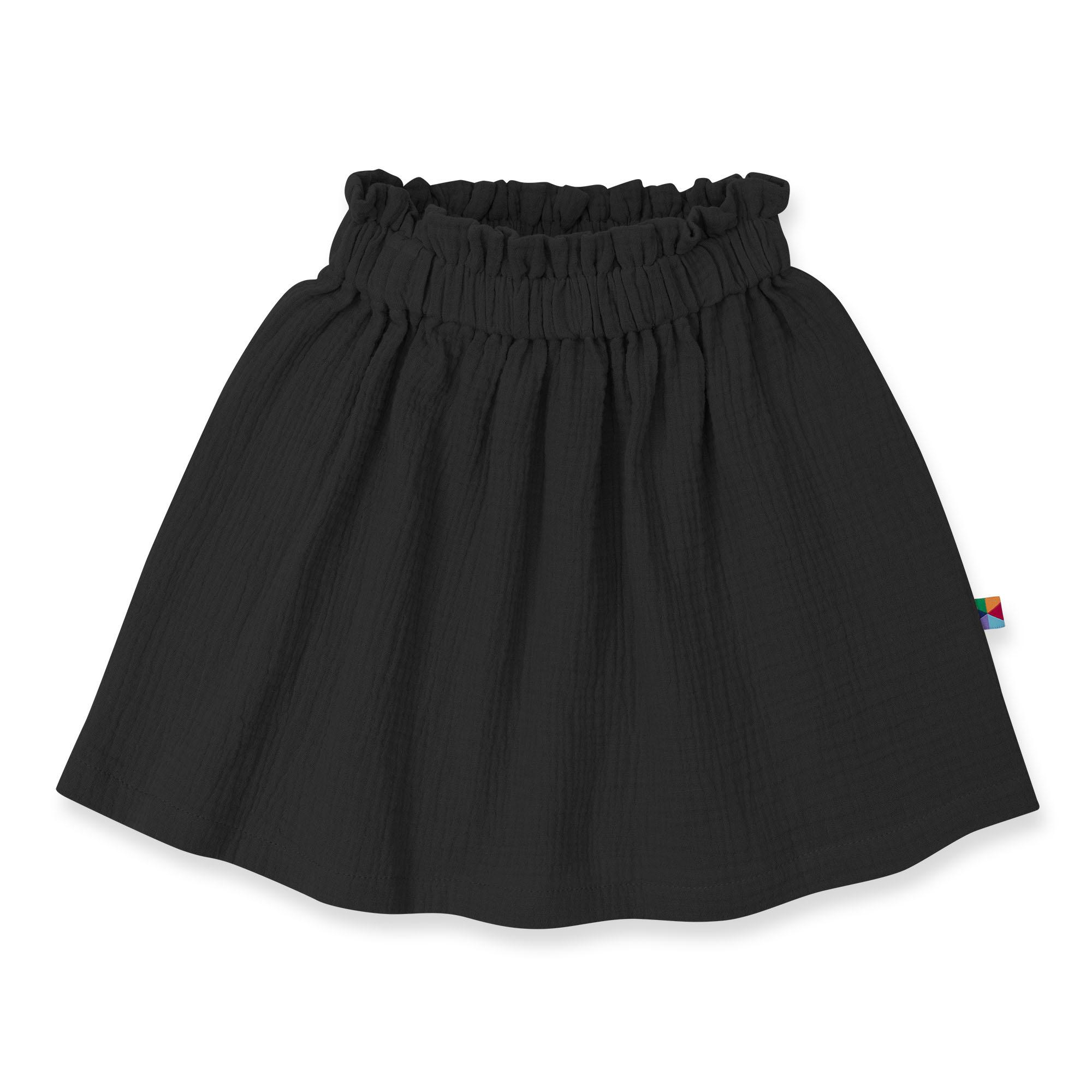 Black muslin skirt