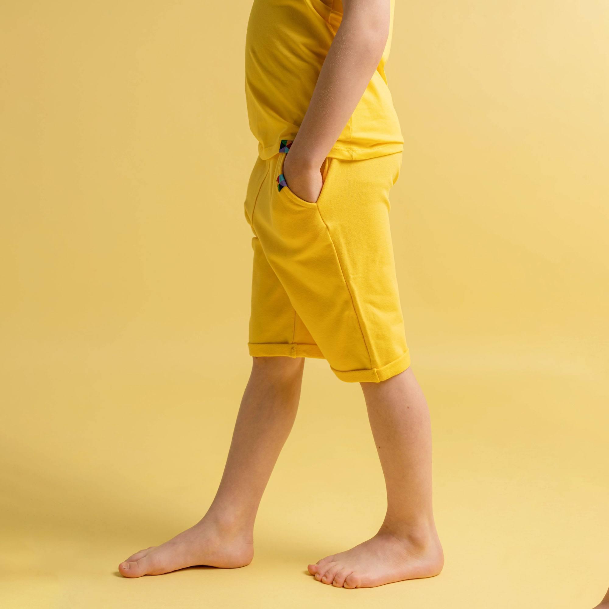 Yellow shorts