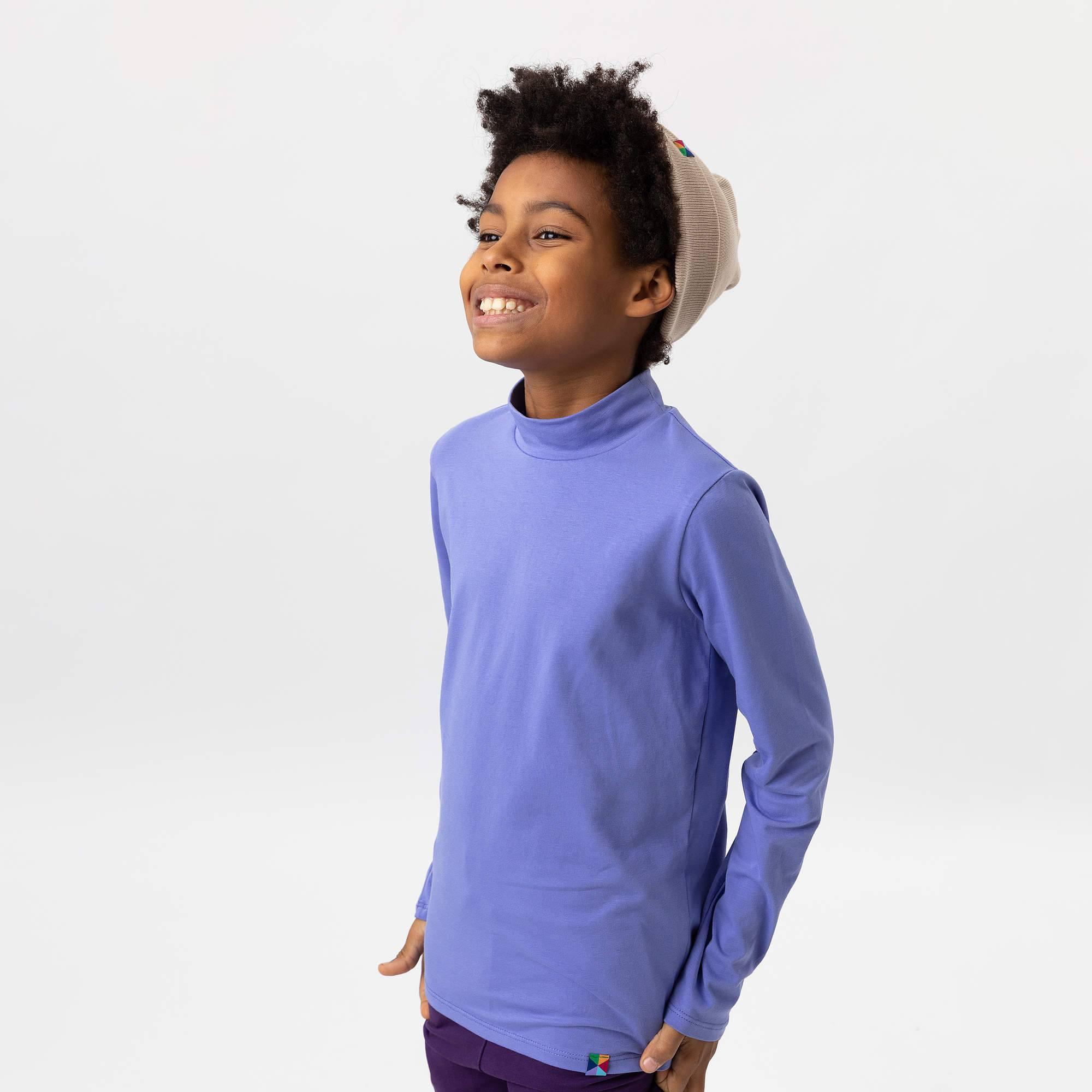 Very peri turtleneck long sleeve shirt