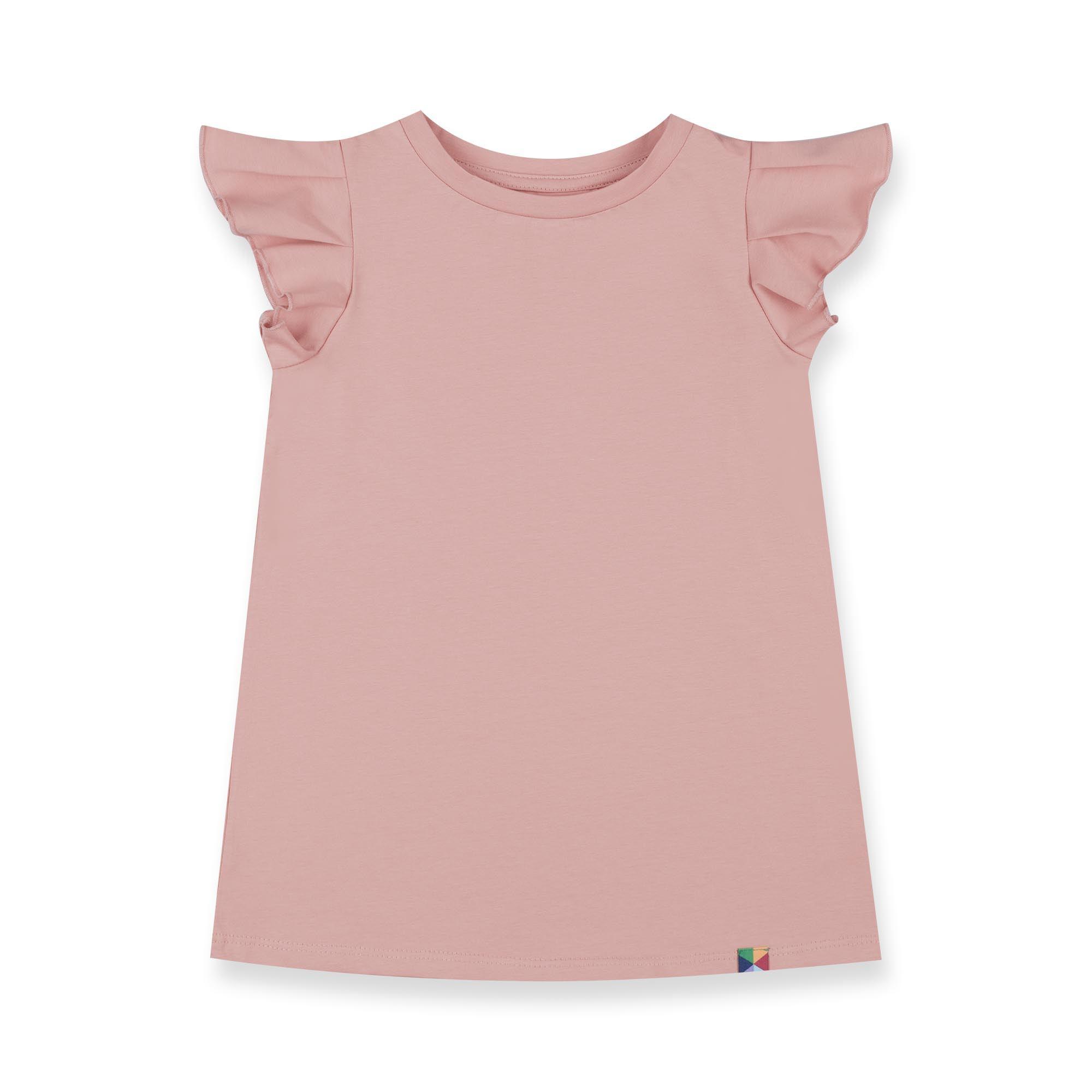 Pastel pink short butterfly sleeve tunic Baby