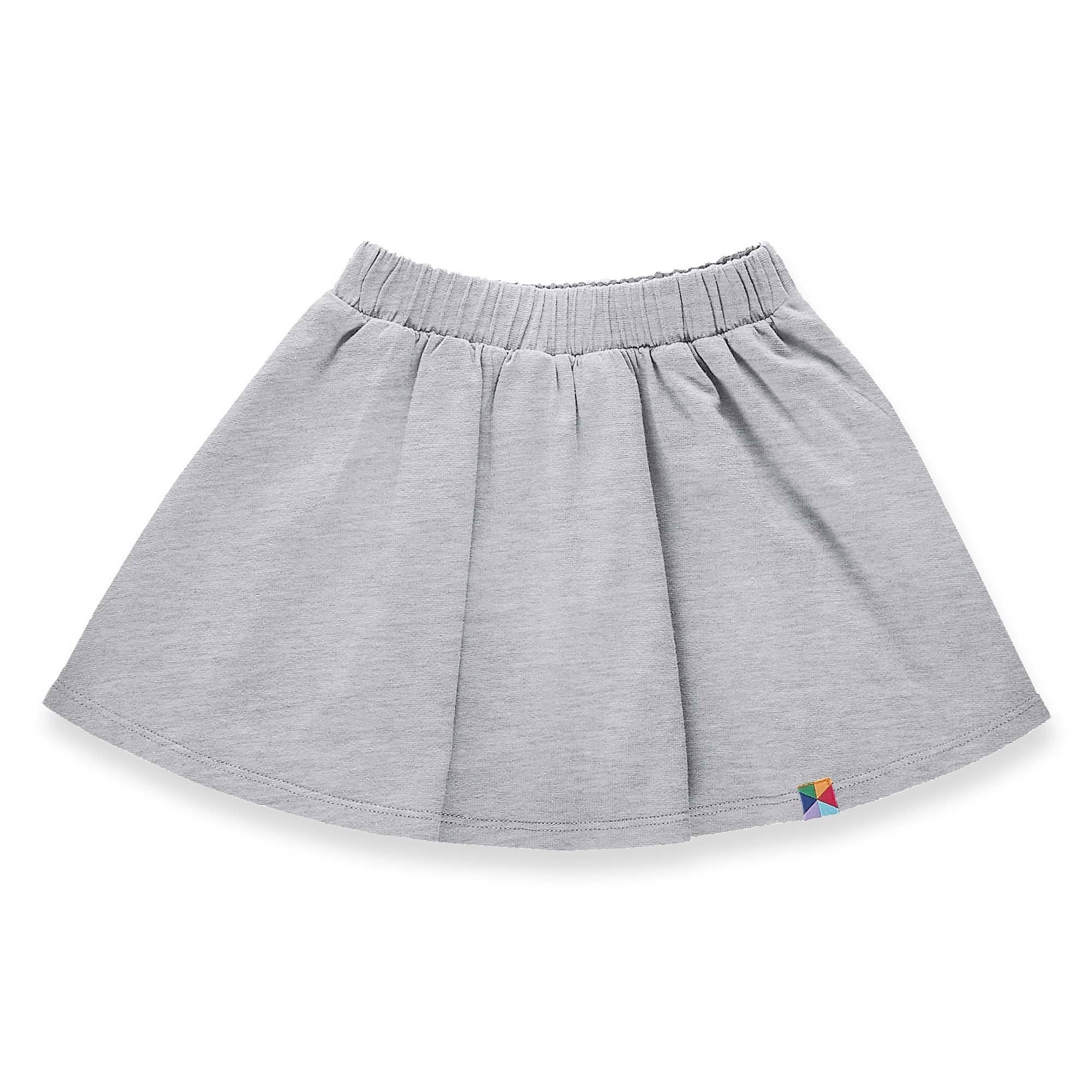 Yellow - grey reversible skirt