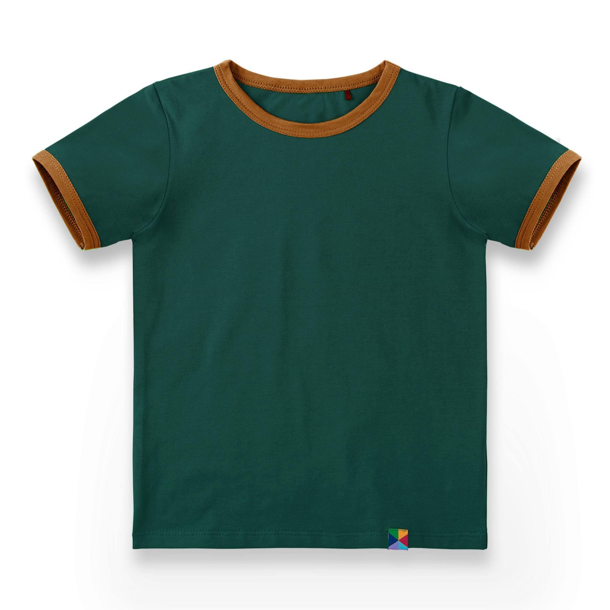 Bottle-green T-shirt