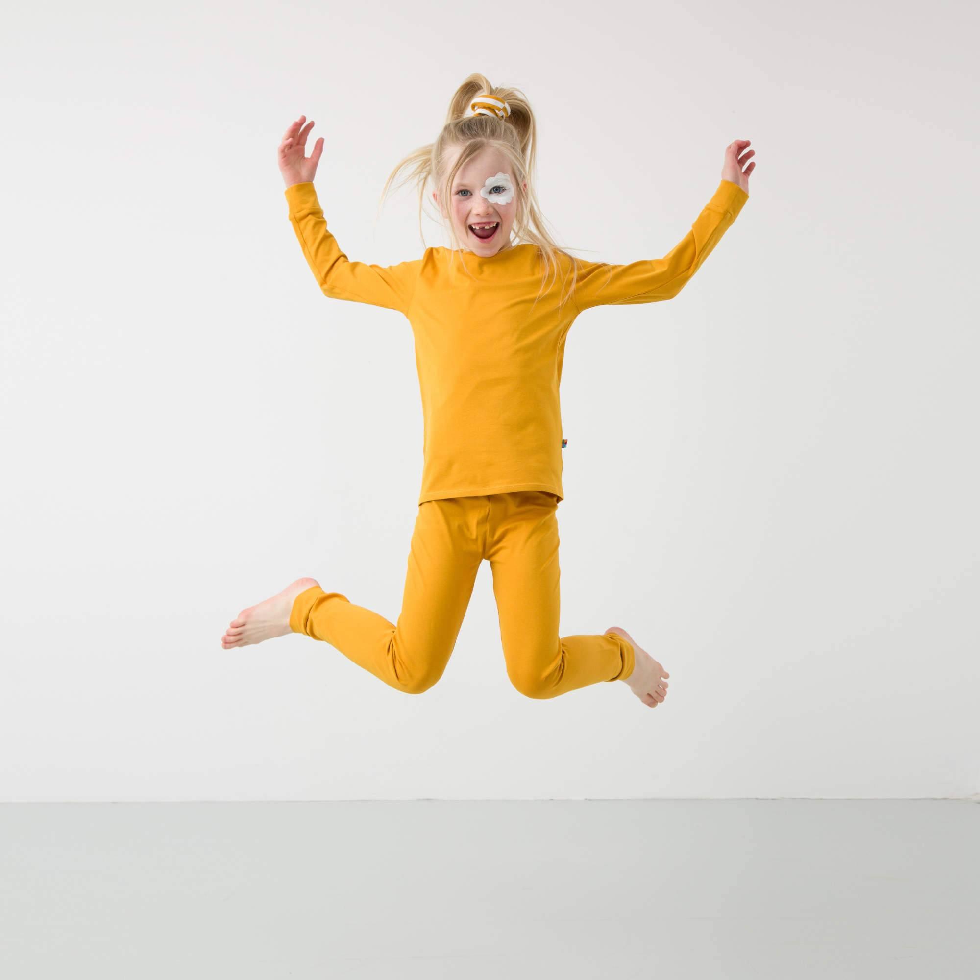 Mustard two-piece pajama set