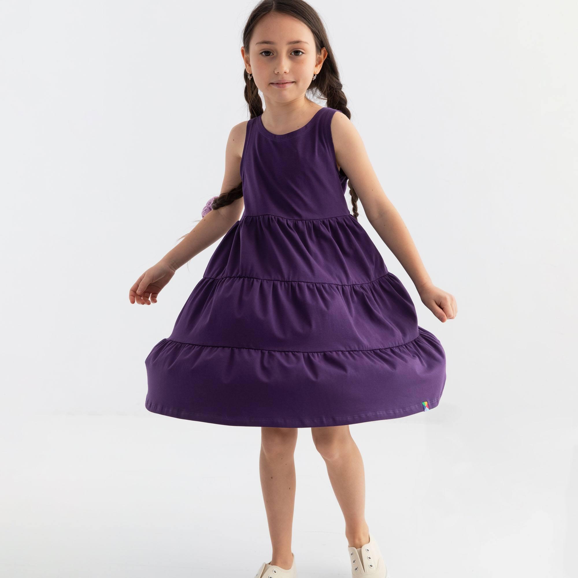 Violet sleeveless dress