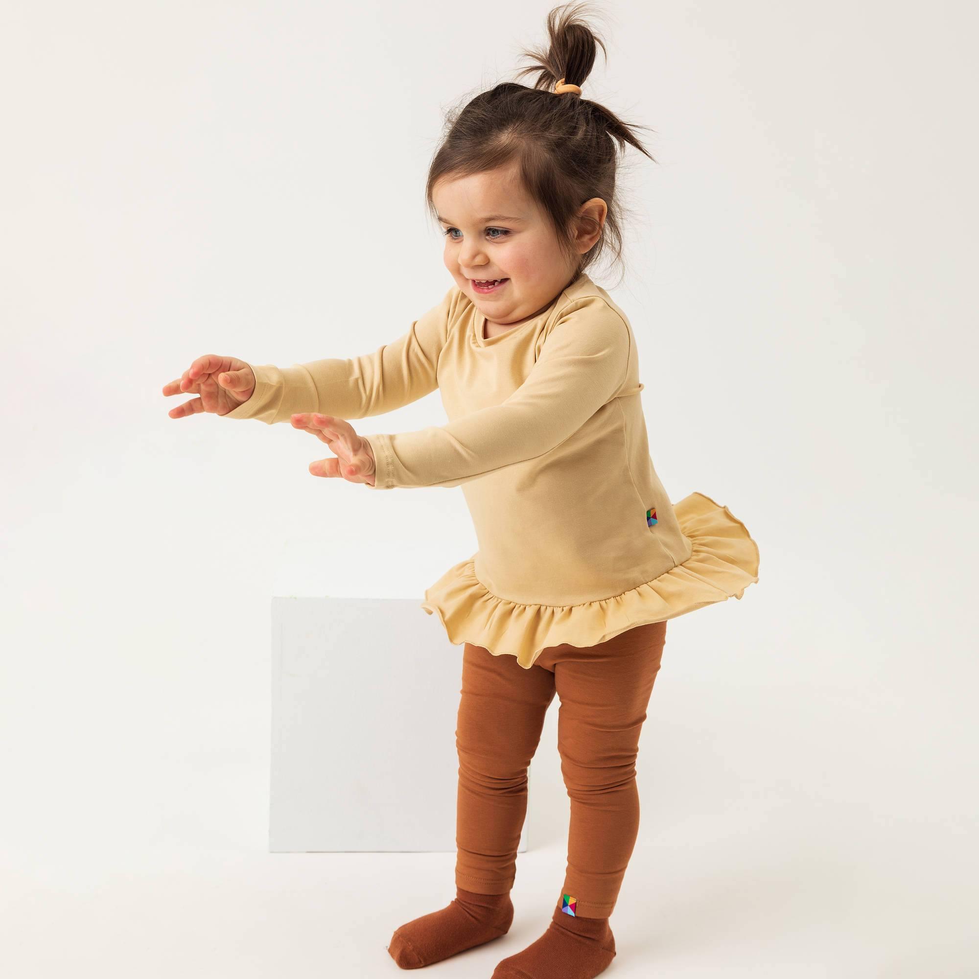 Beige ruffle blouse Baby