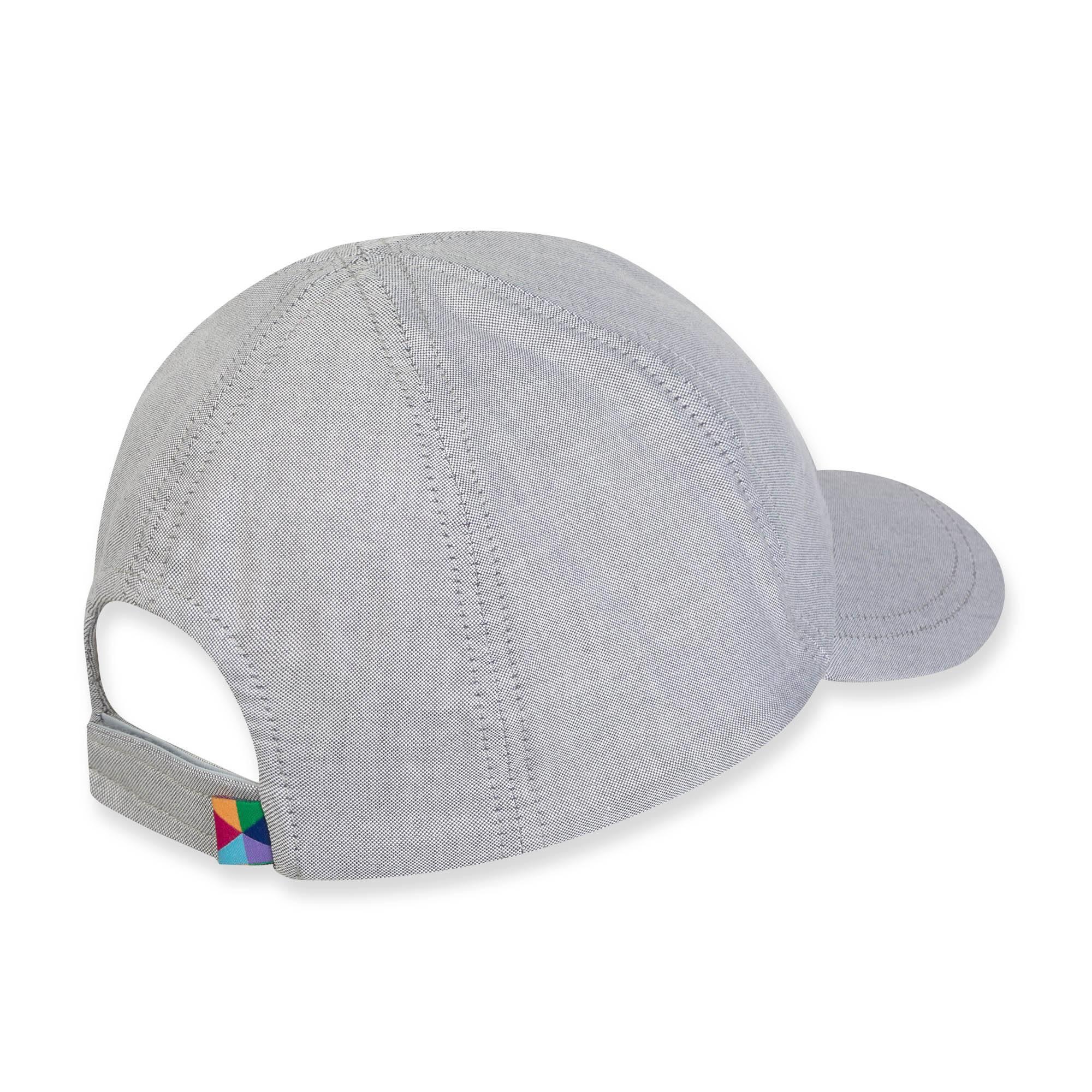 Grey melange baseball cap adults