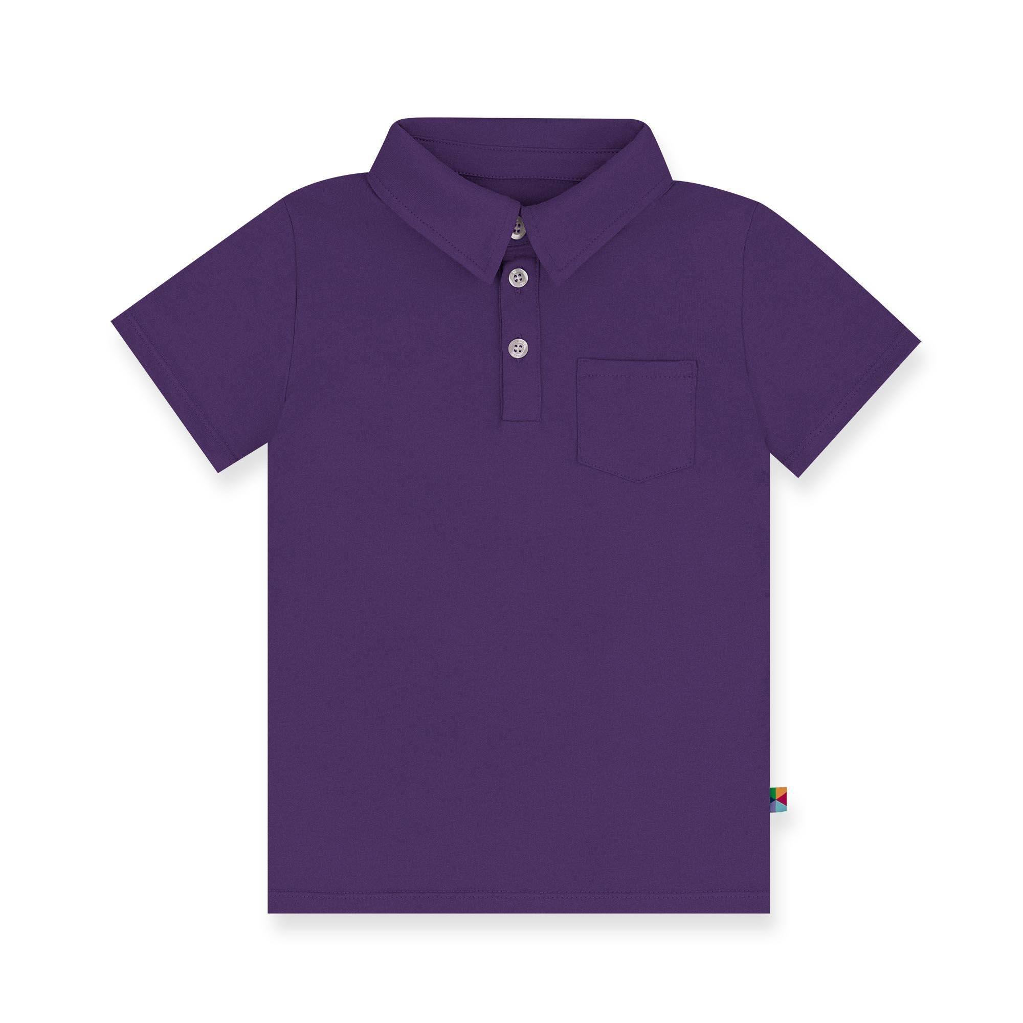 Violet polo T-shirt