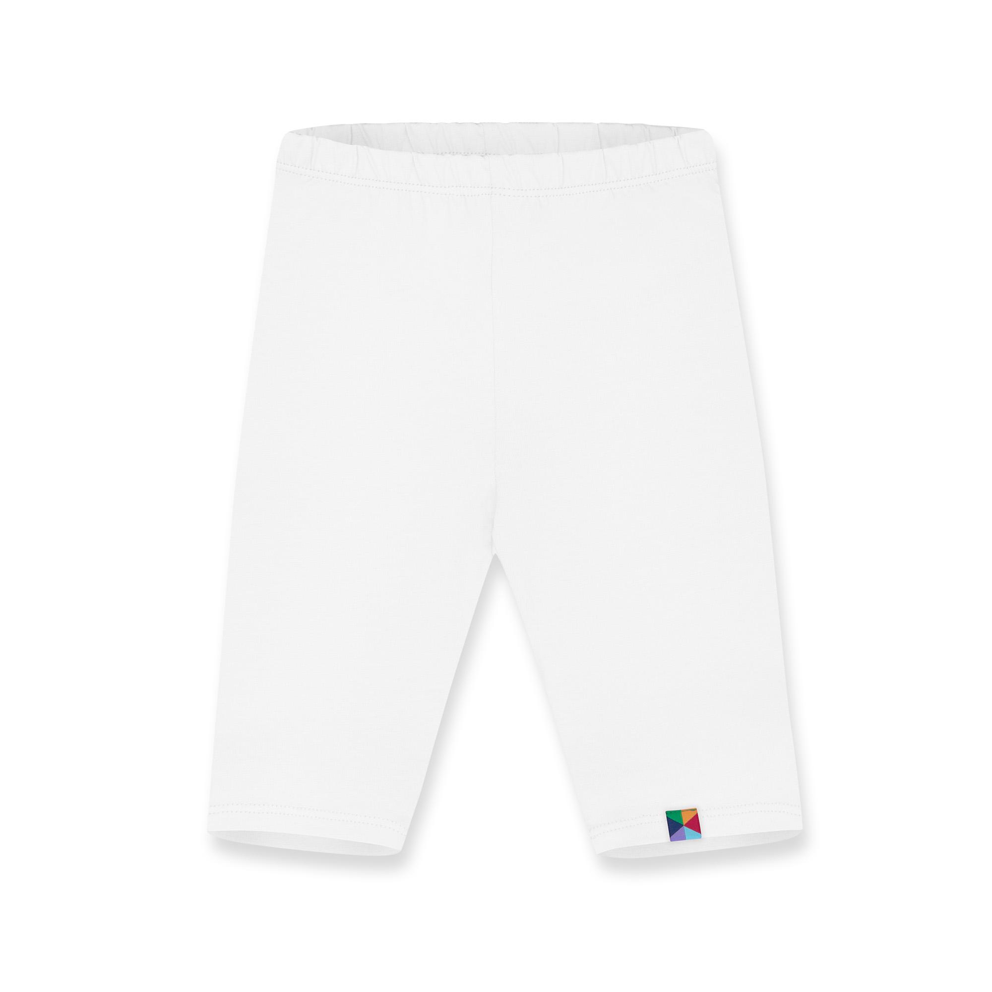 White biker shorts