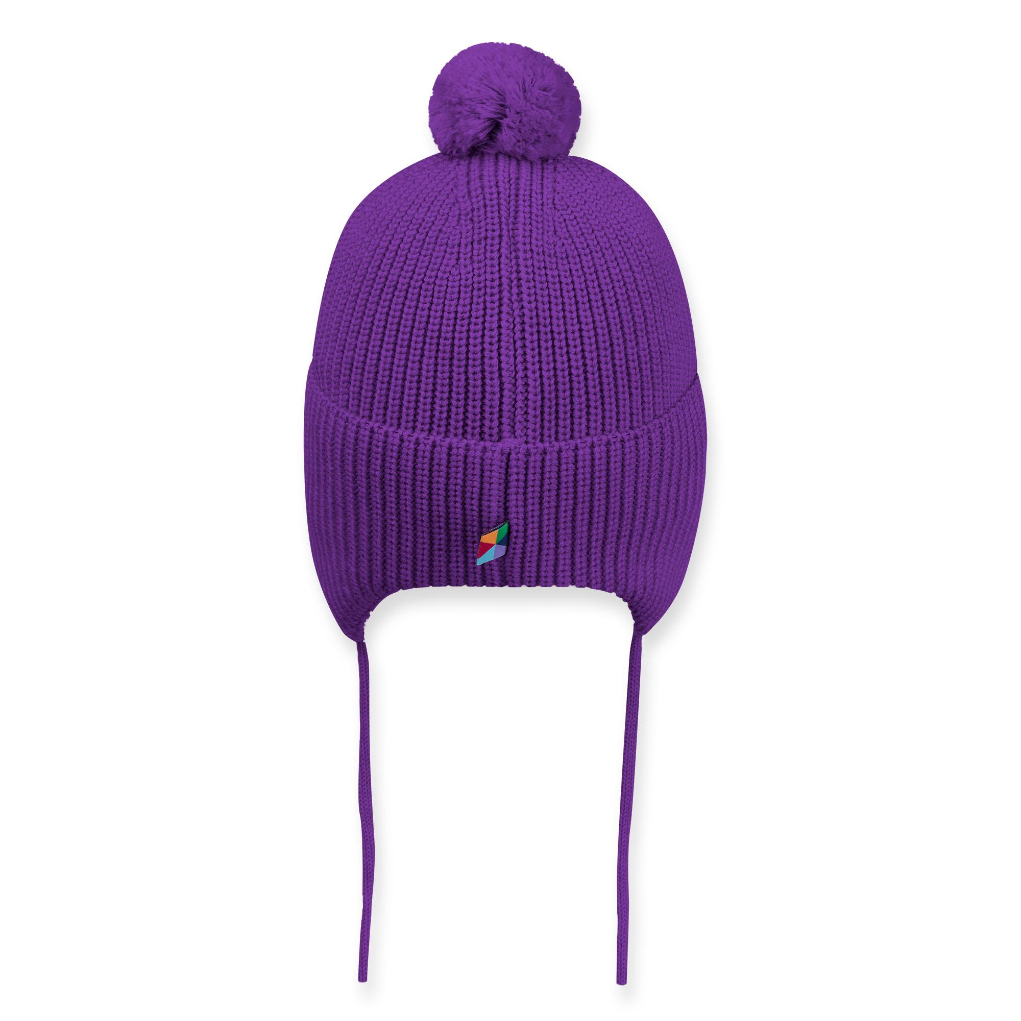 Violet merino wool hat Baby