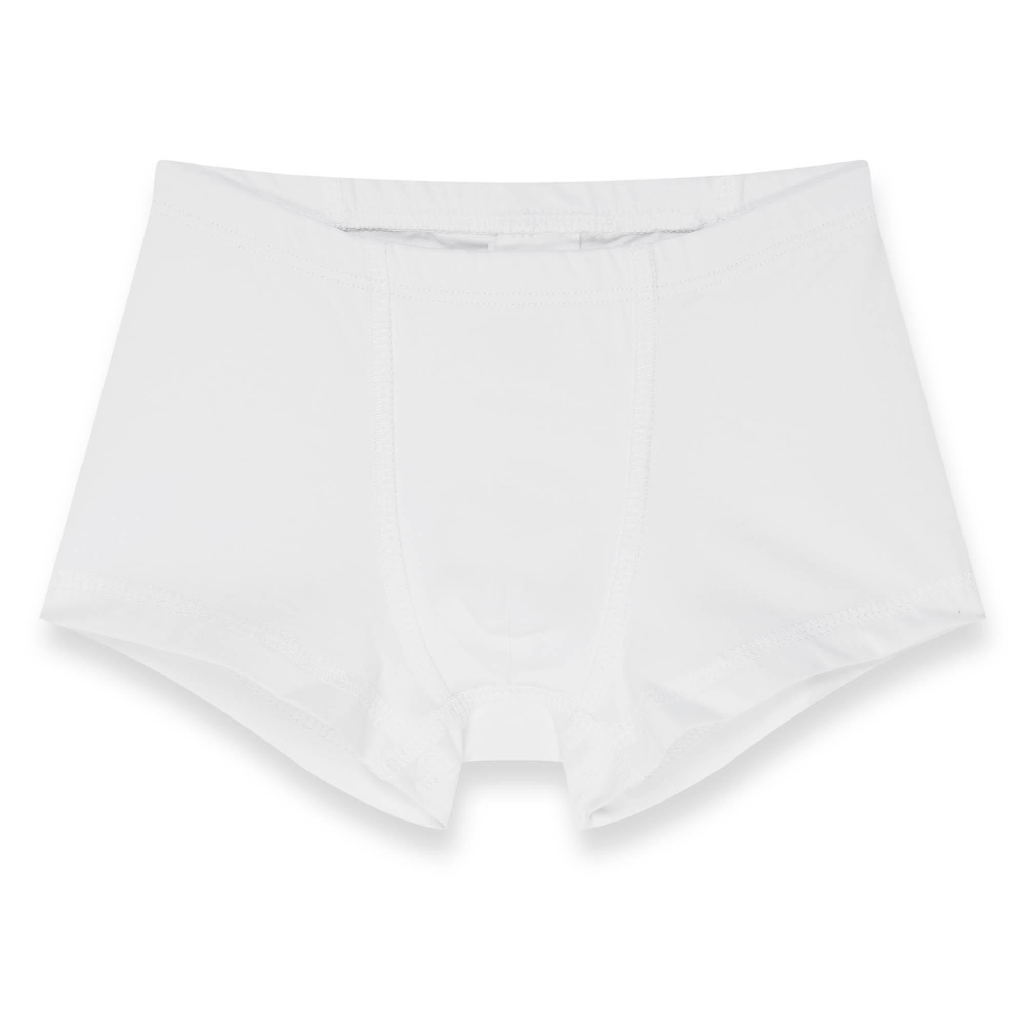 White boxer shorts