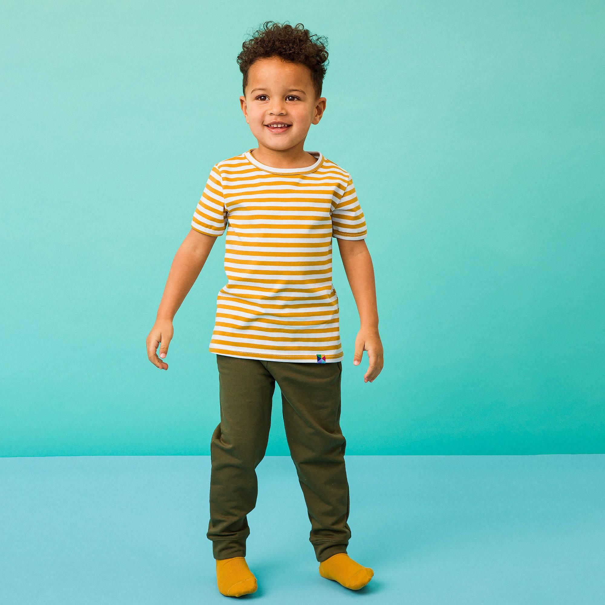 Mustard stripes T-shirt