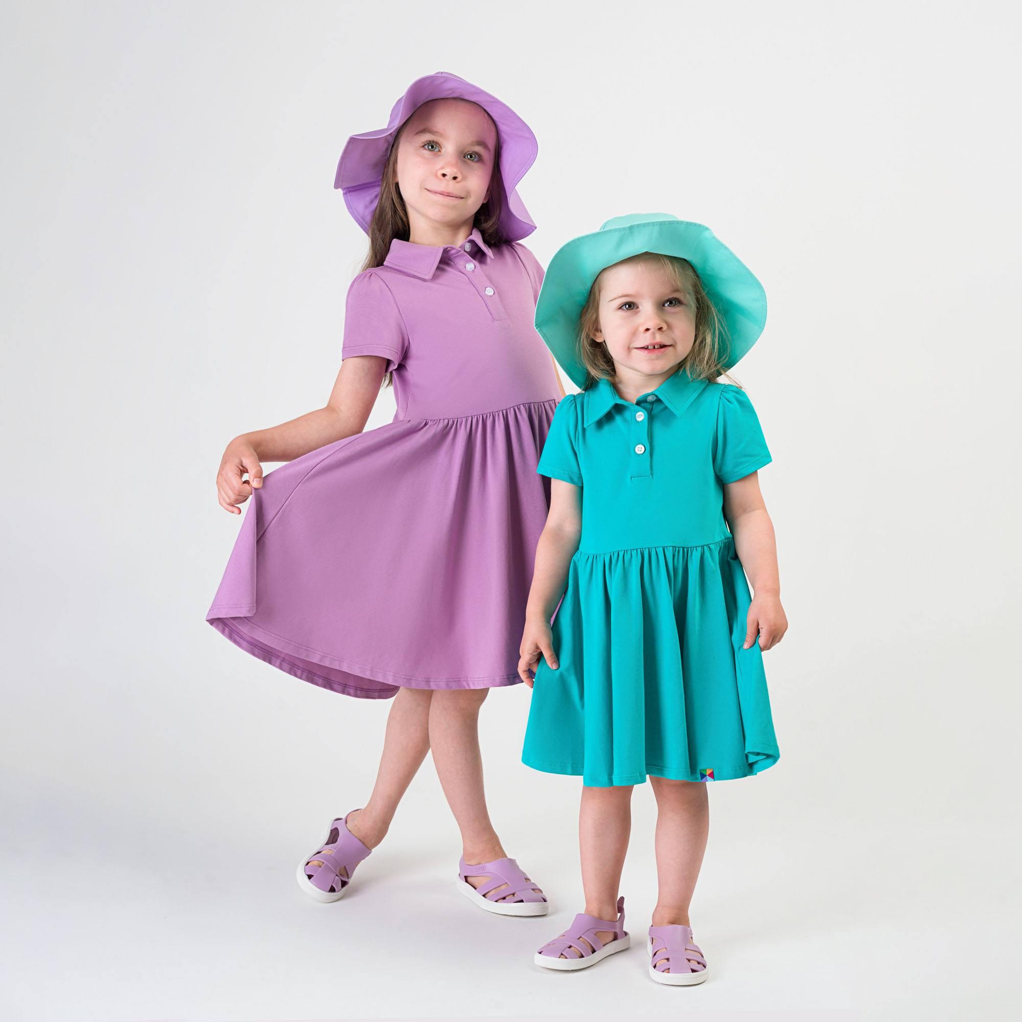 Light purple polo dress