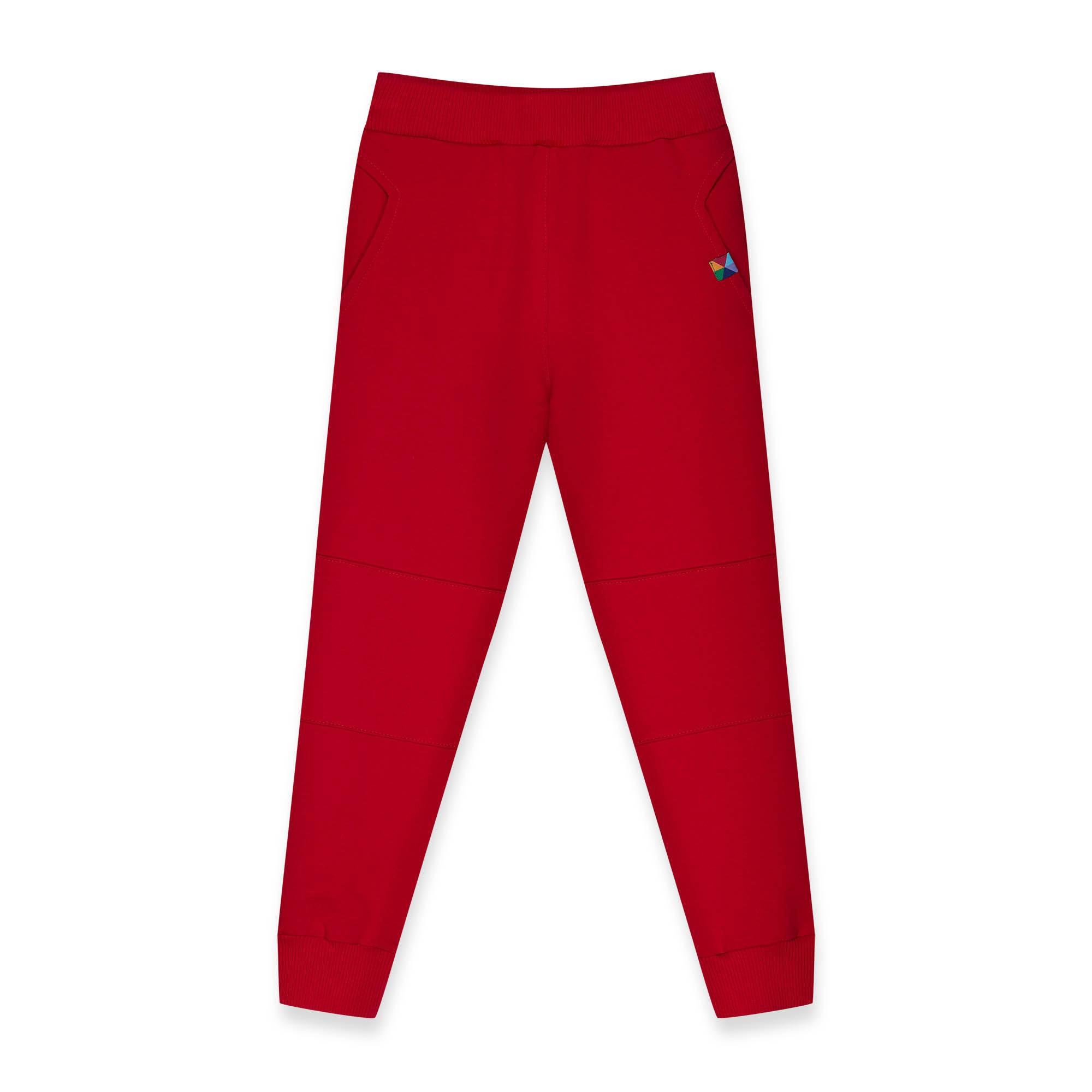 Red reinforced pants