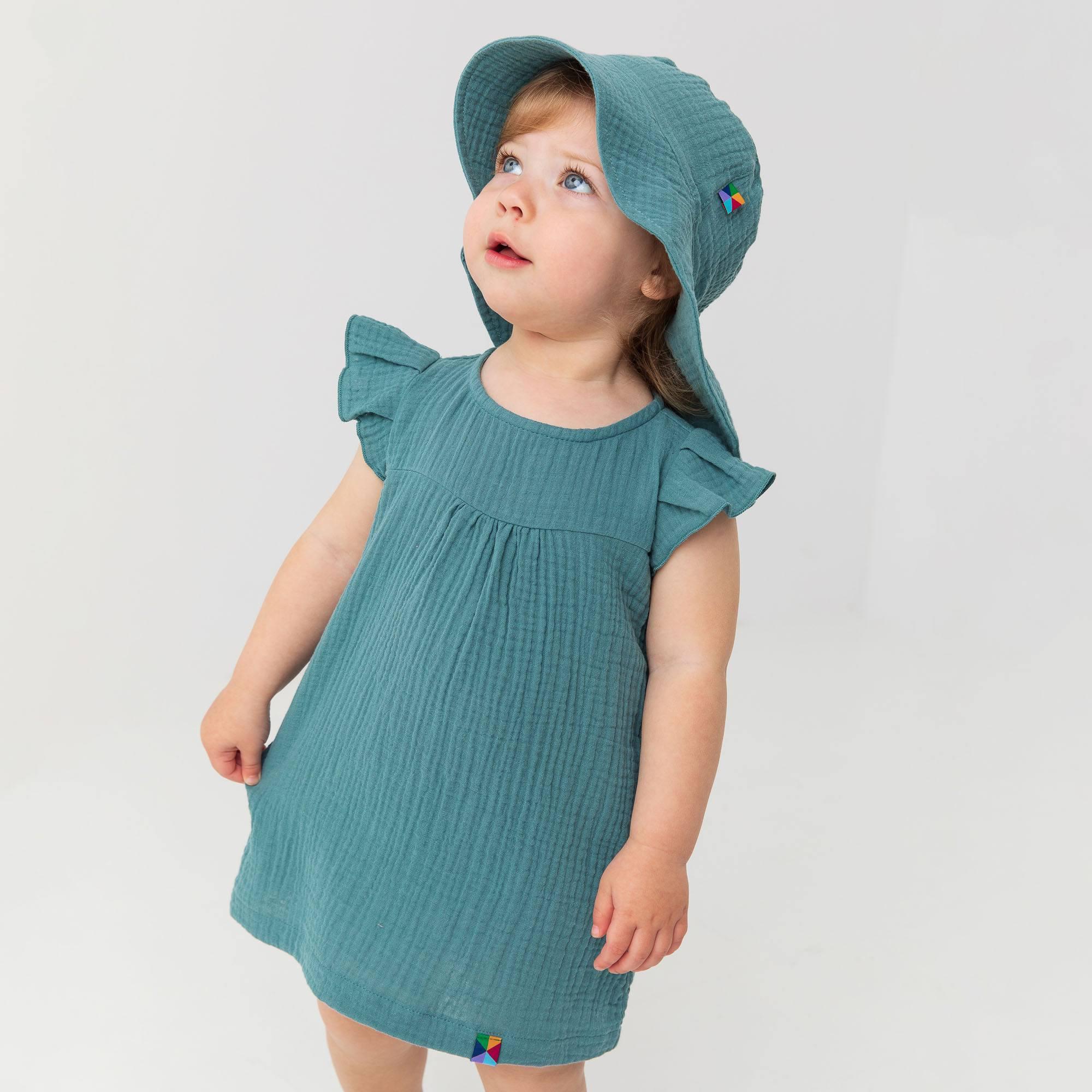 Nautical muslin dress Baby