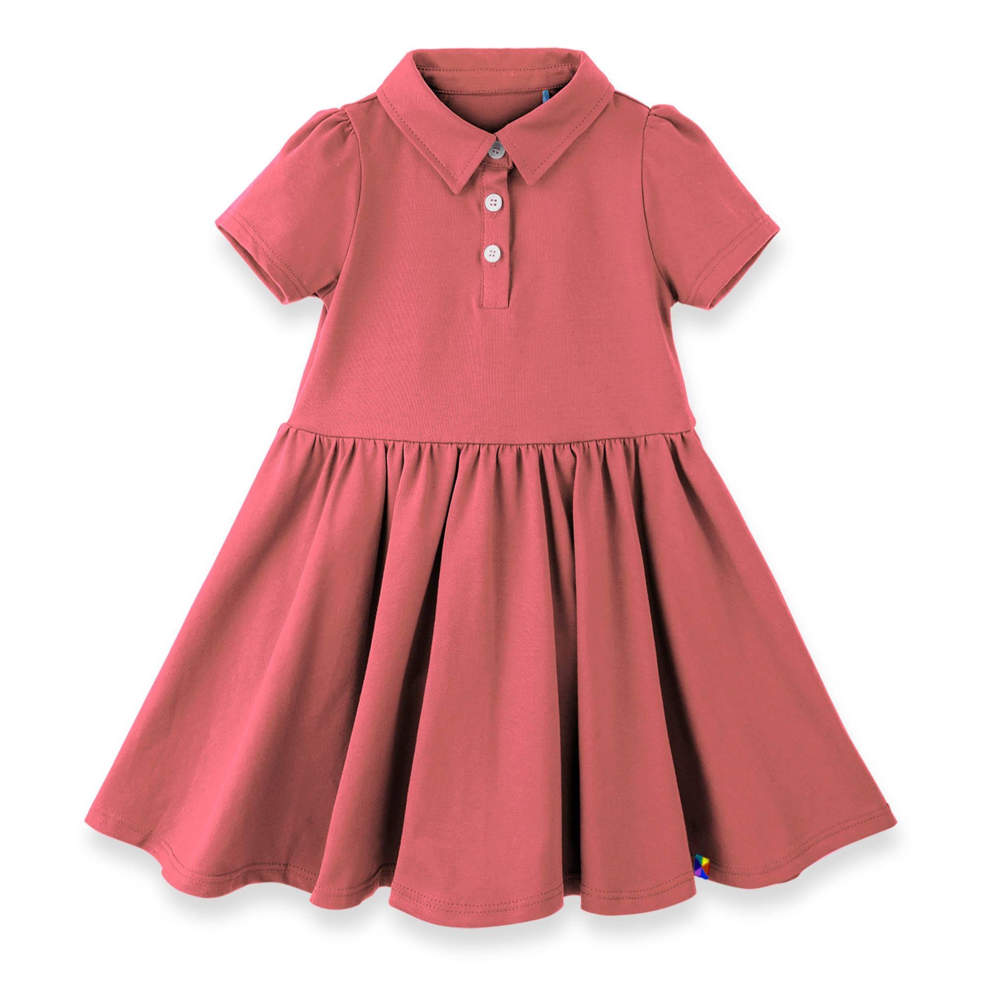 Coral polo dress