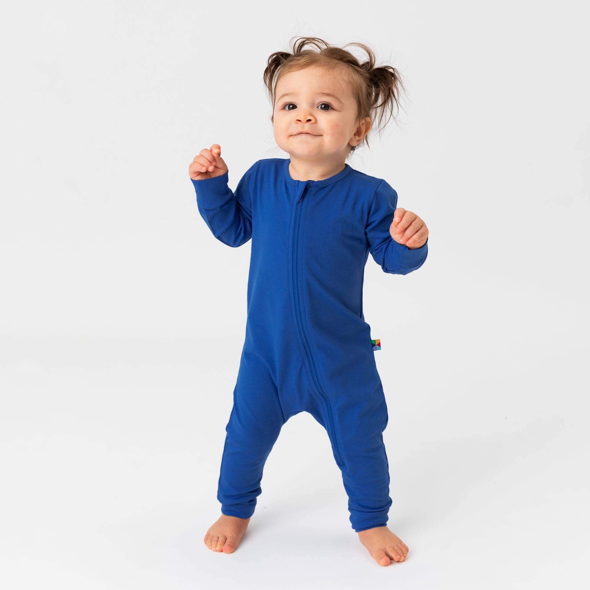 Blue romper suit