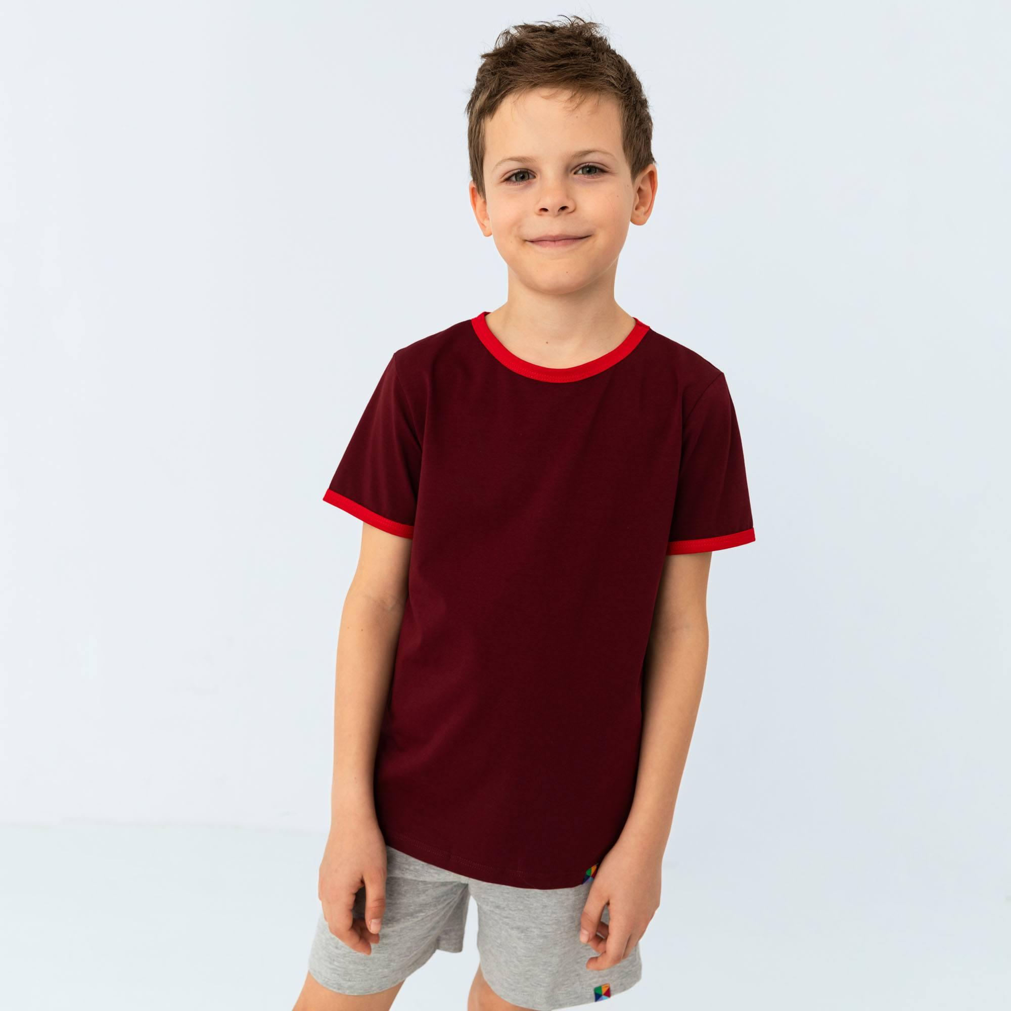 Burgundy T-shirt