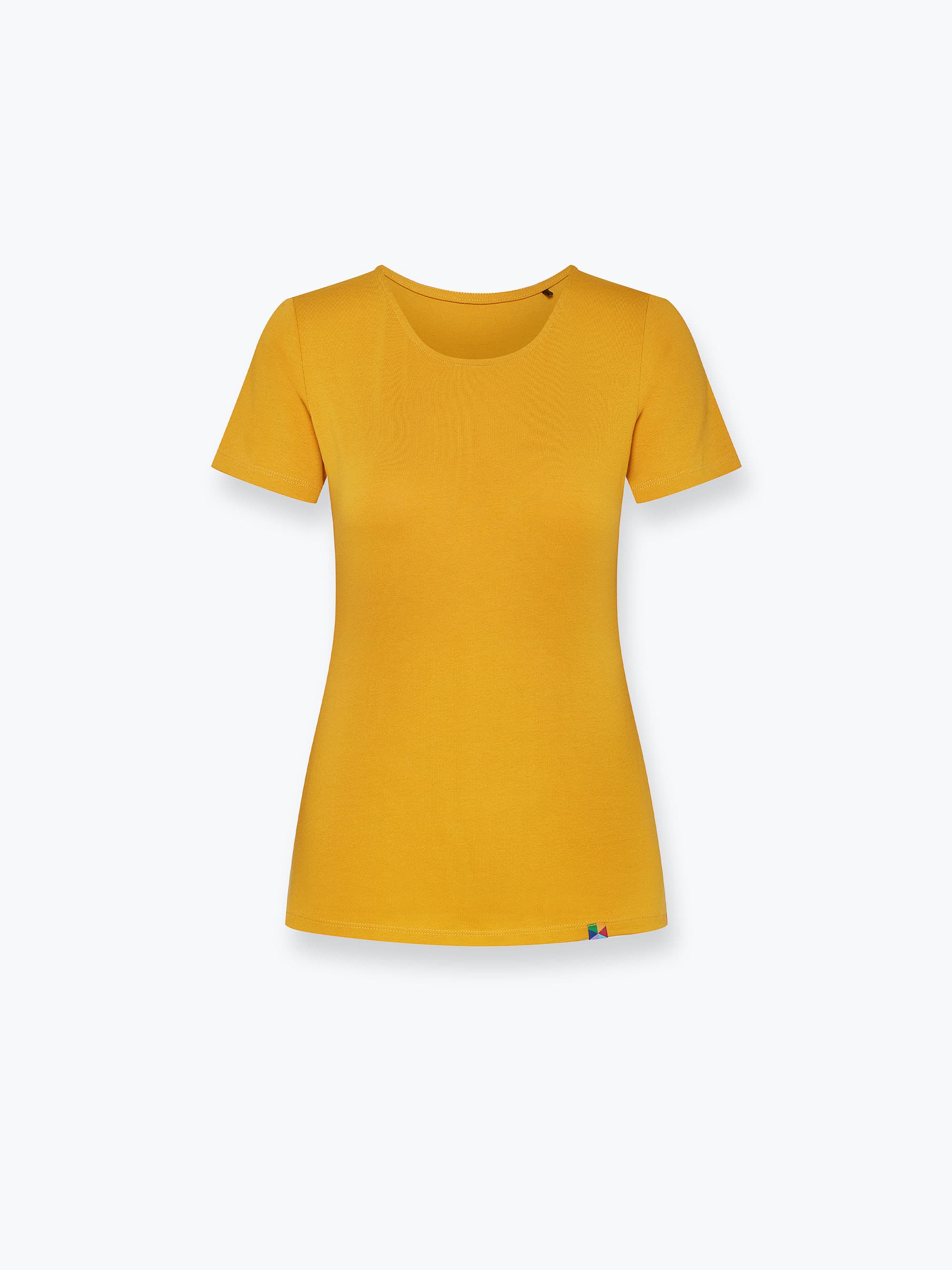 Mustard crew neck shirt Women