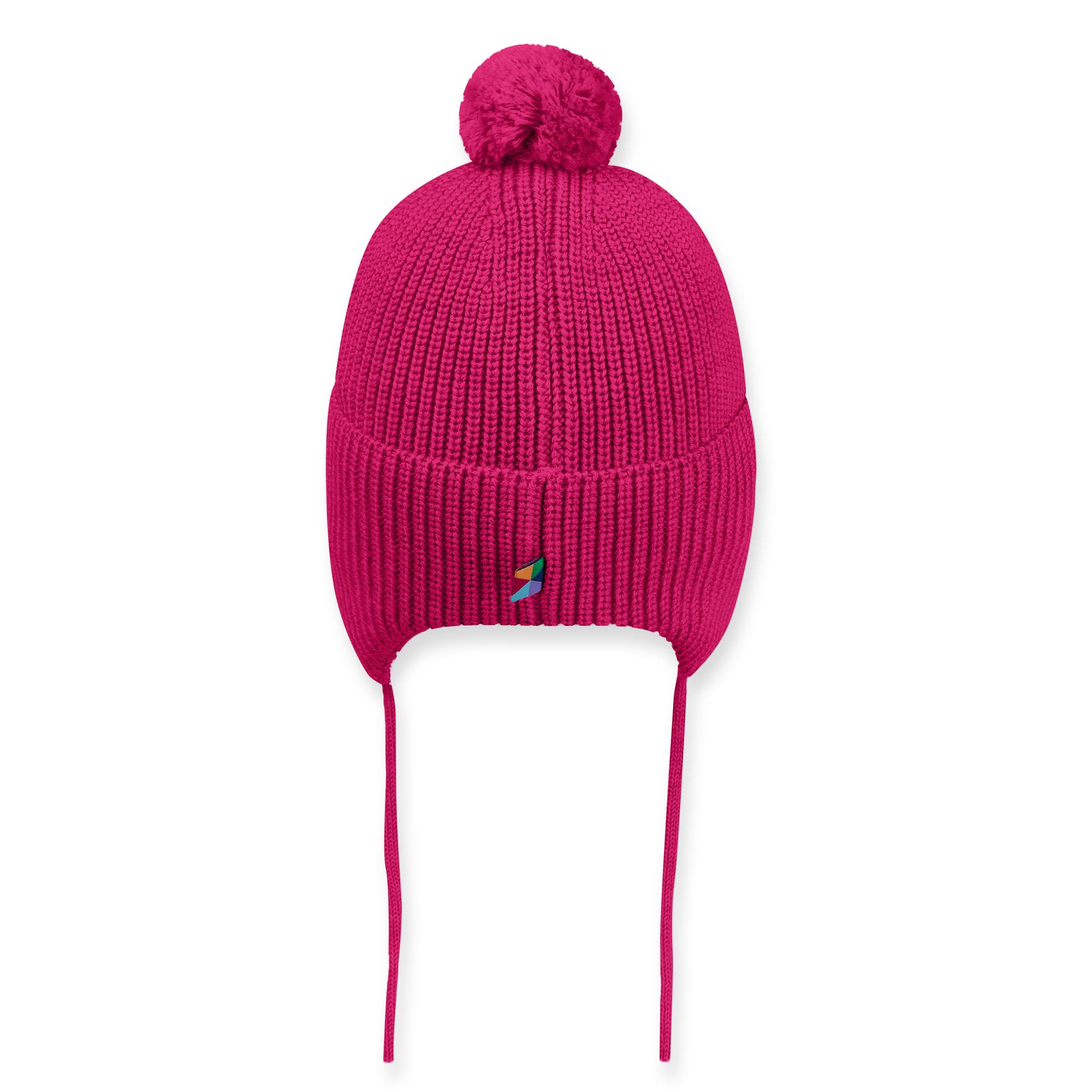 Pink merino wool hat Baby