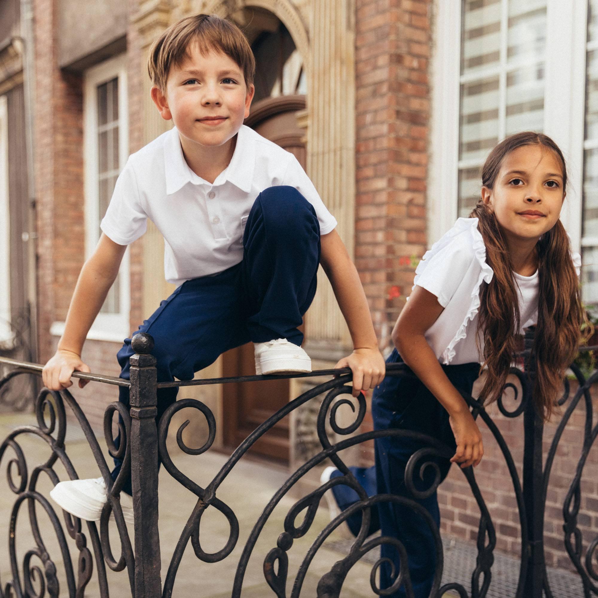 White polo shirt Junior