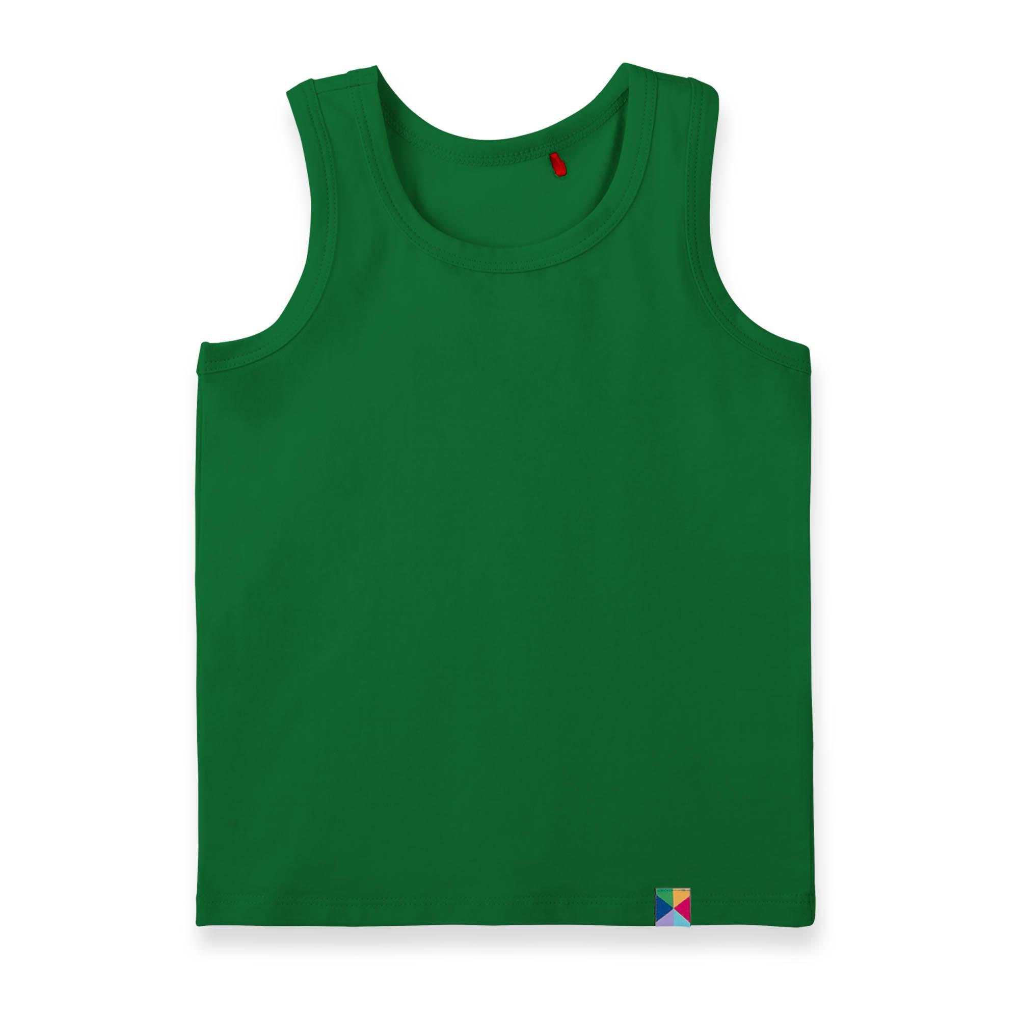 Green tank top Junior