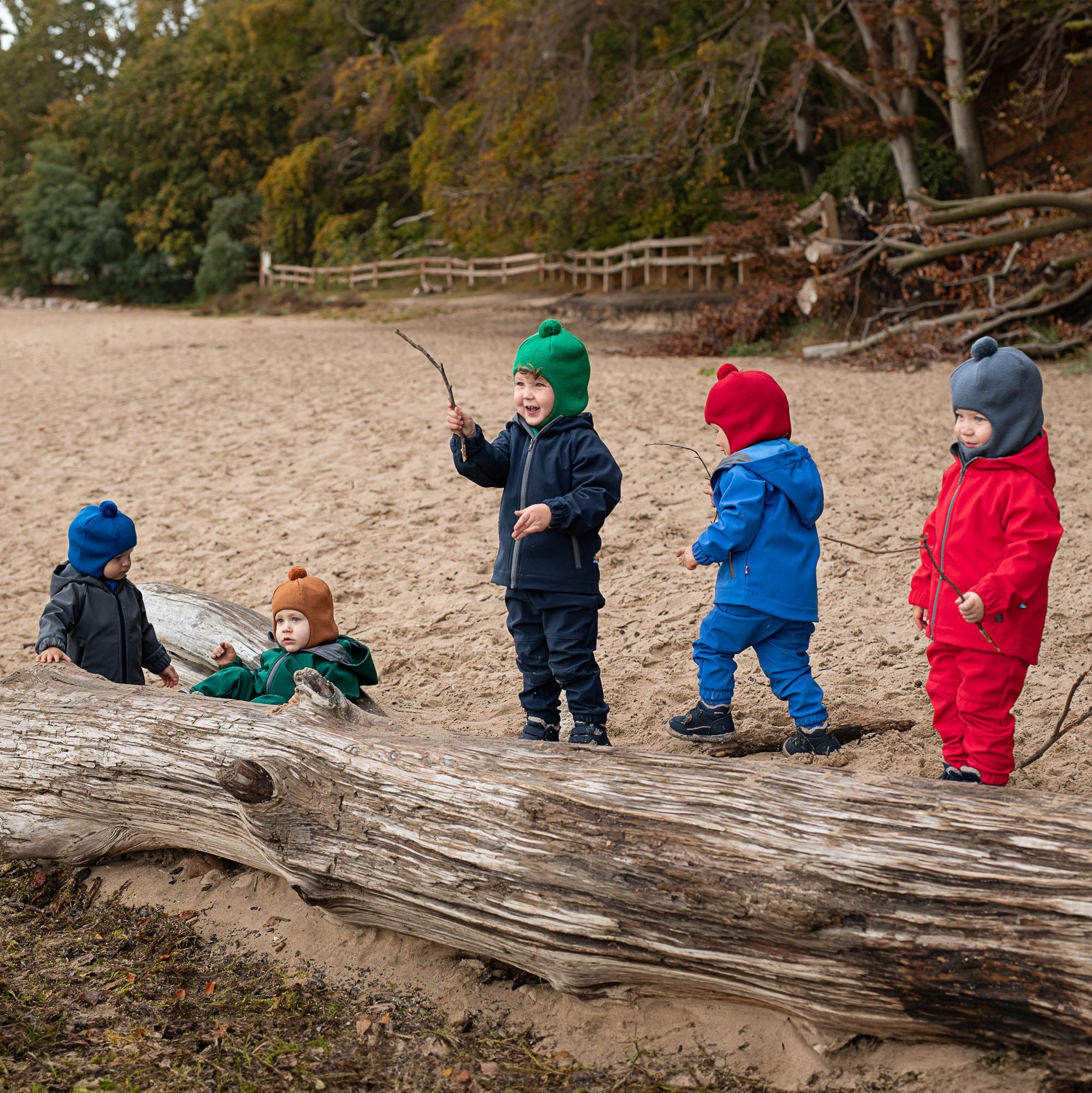 Navy blue softshell pants Baby