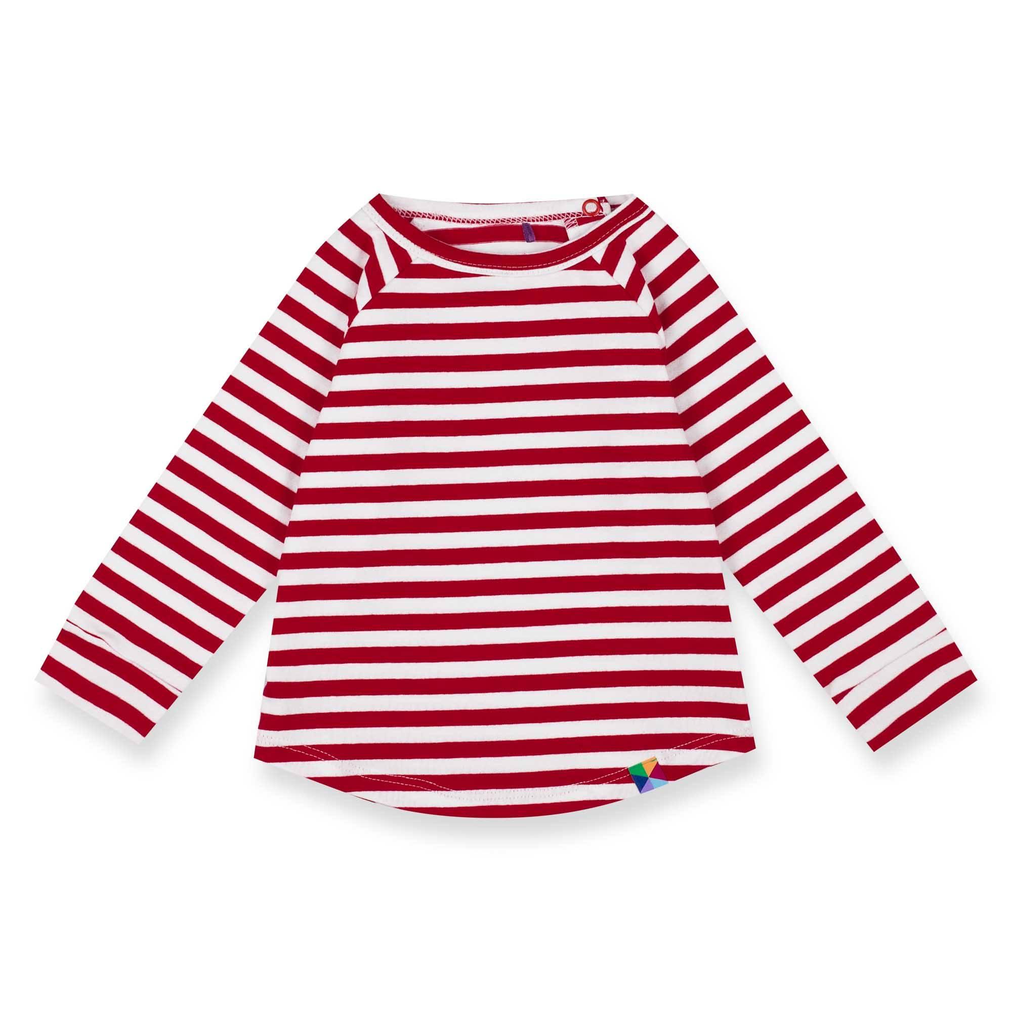 Red stripes longe sleeve shirt Baby