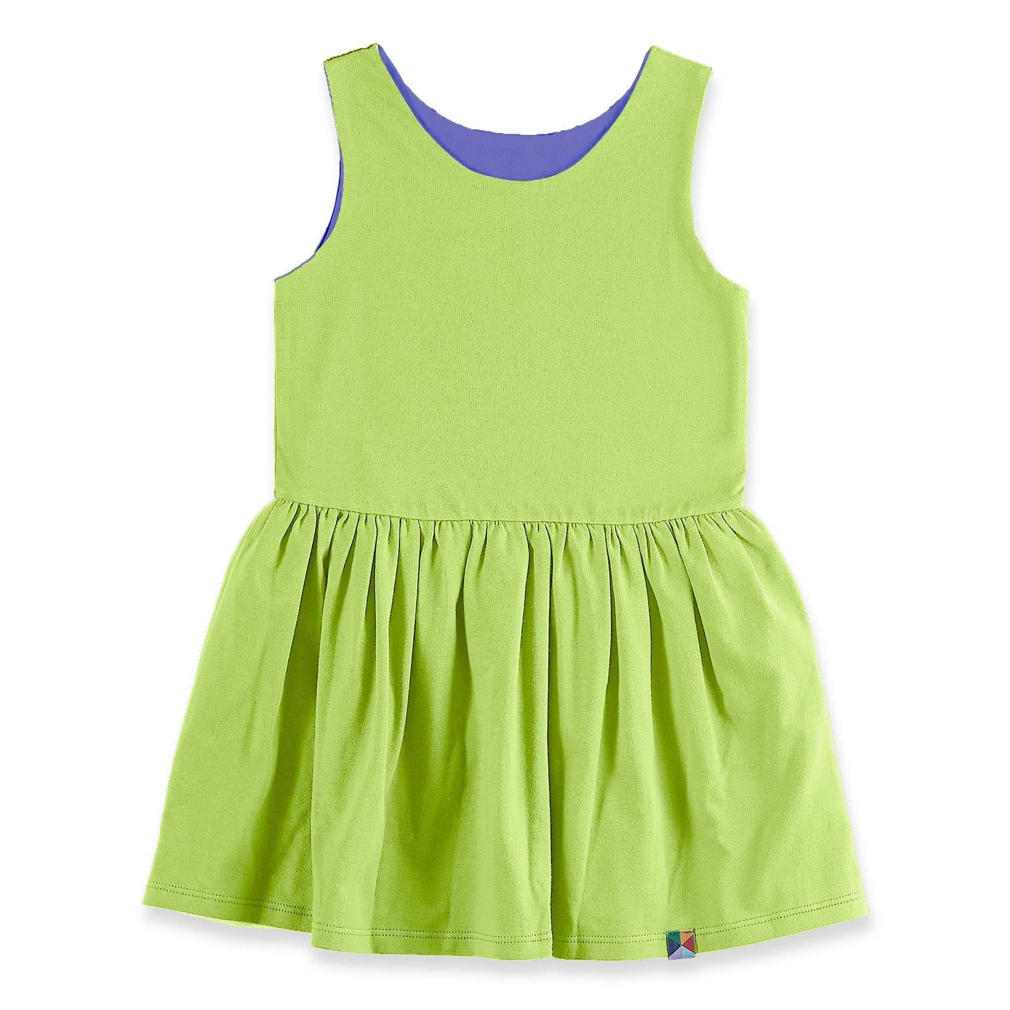 Very peri - lime reversible dress