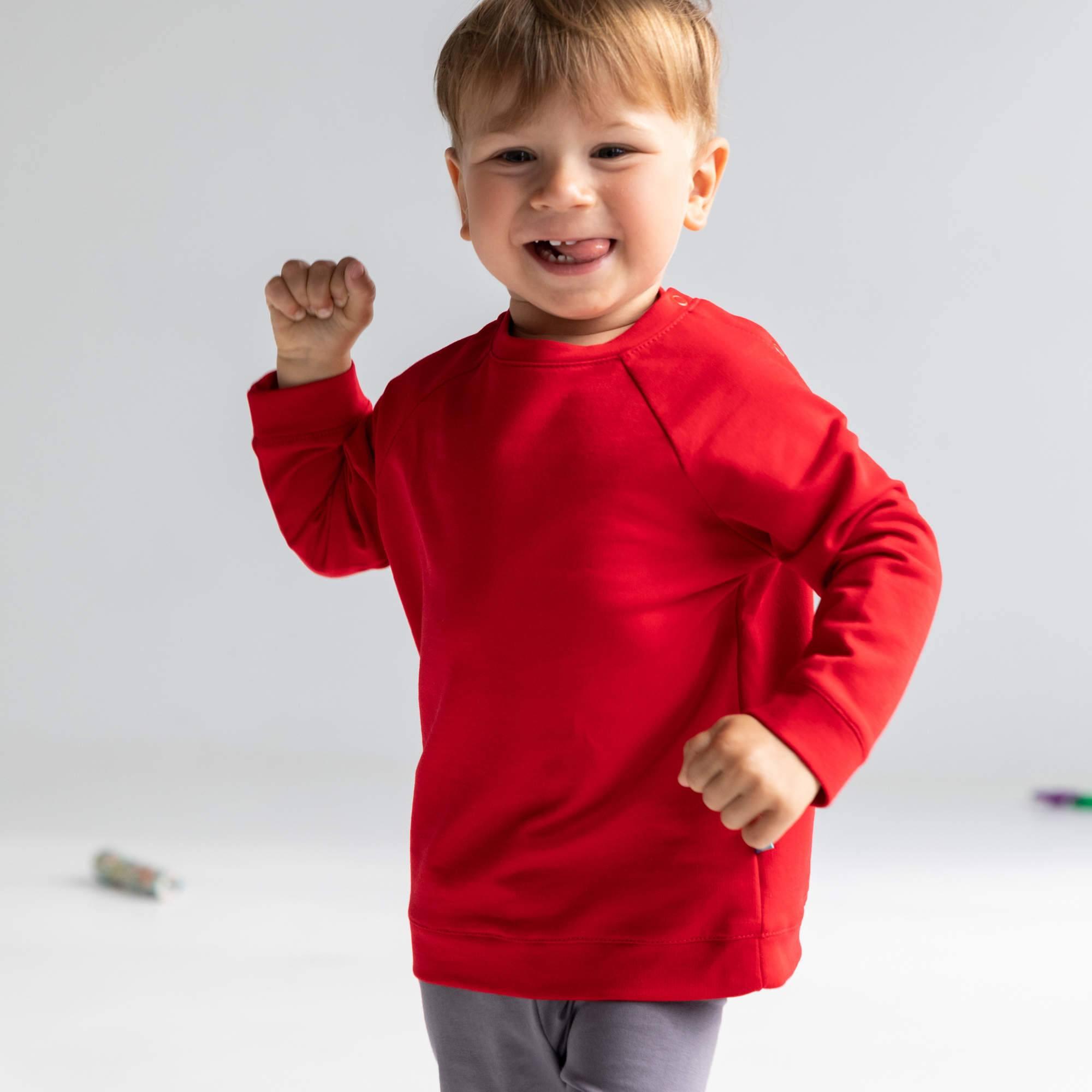 Red pullover sweatshirt Baby