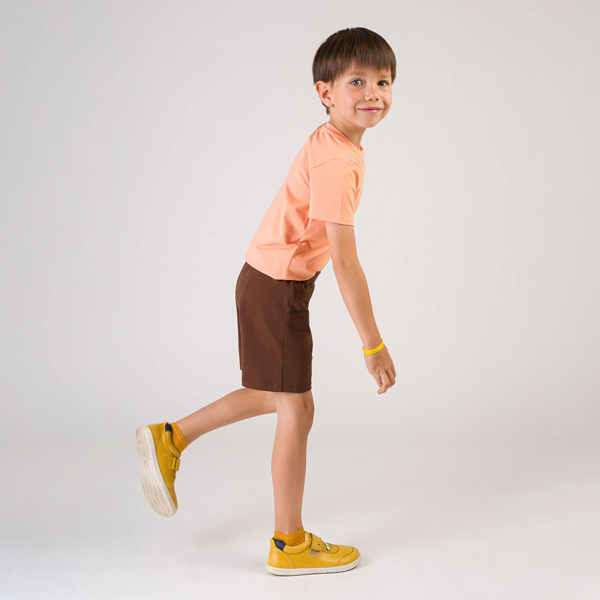 Brown sweat shorts