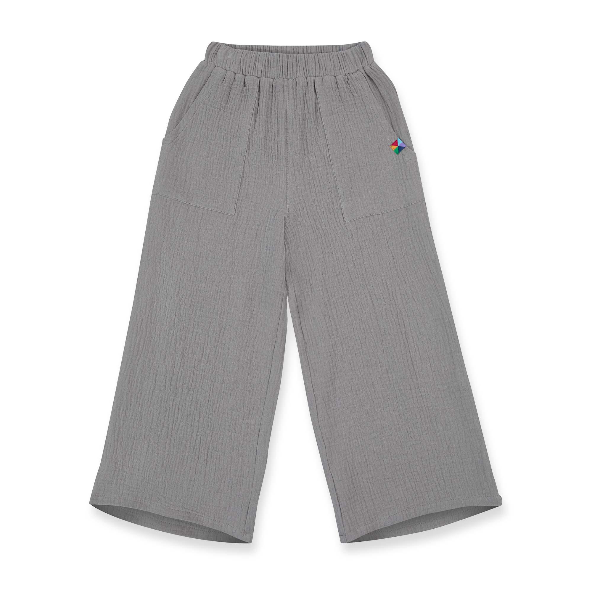 Grey muslin pants