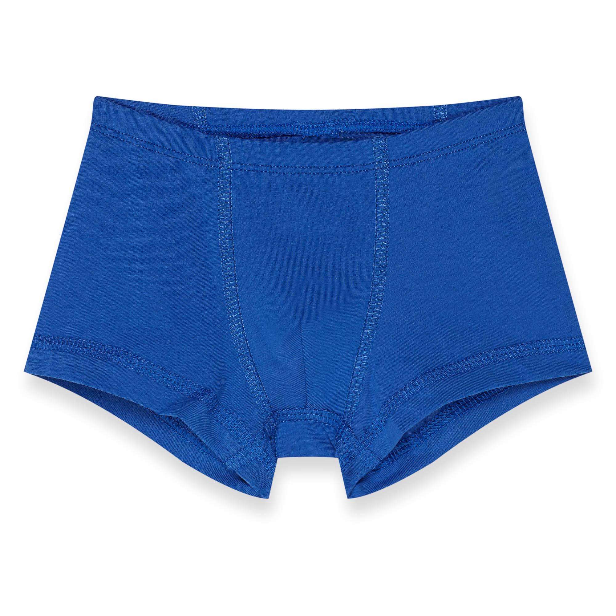 Navy blue boxer shorts