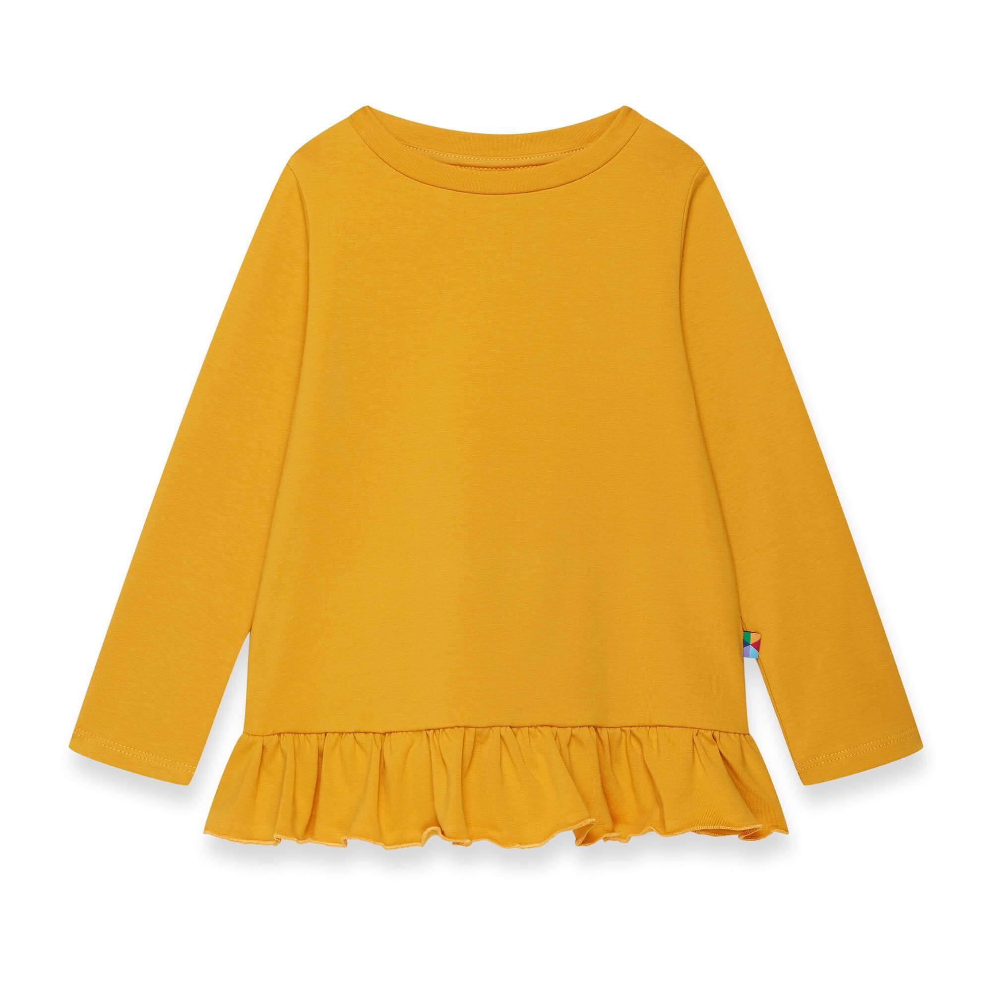 Mustard ruffle blouse Baby