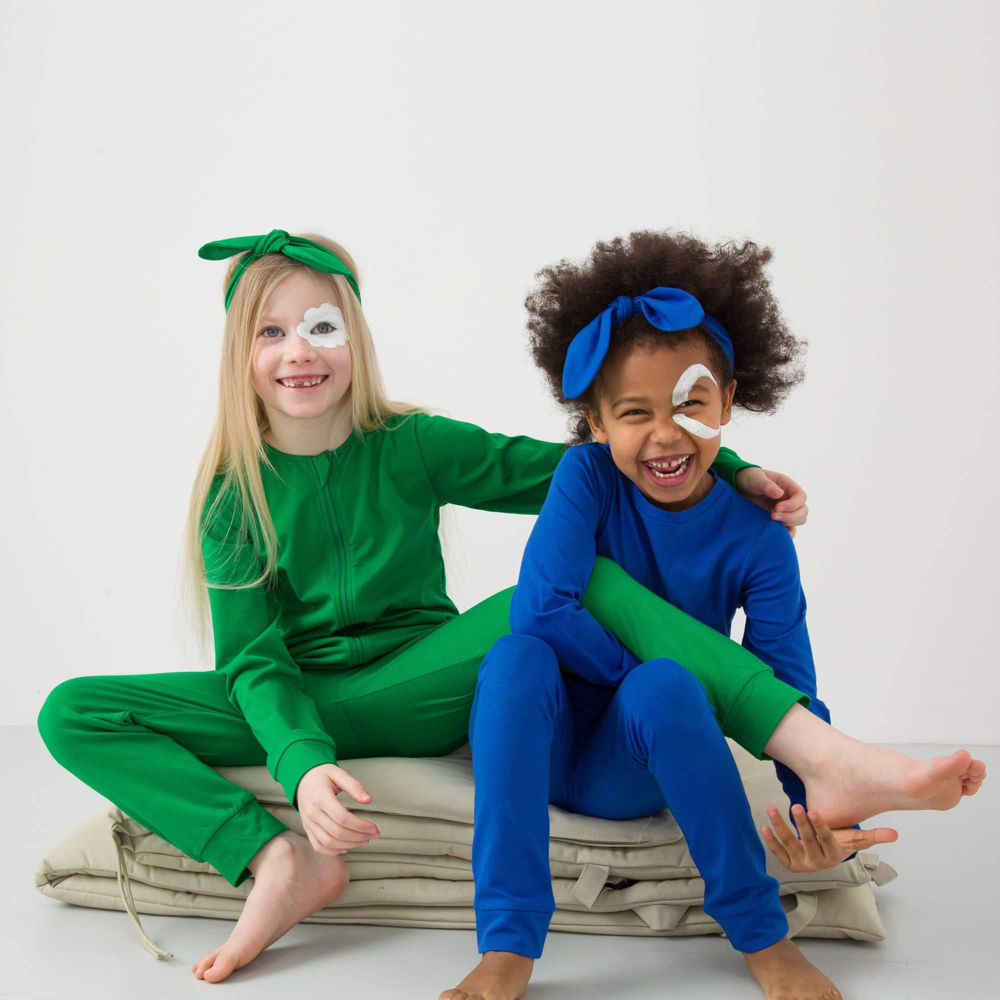 Green romper sleeping suit