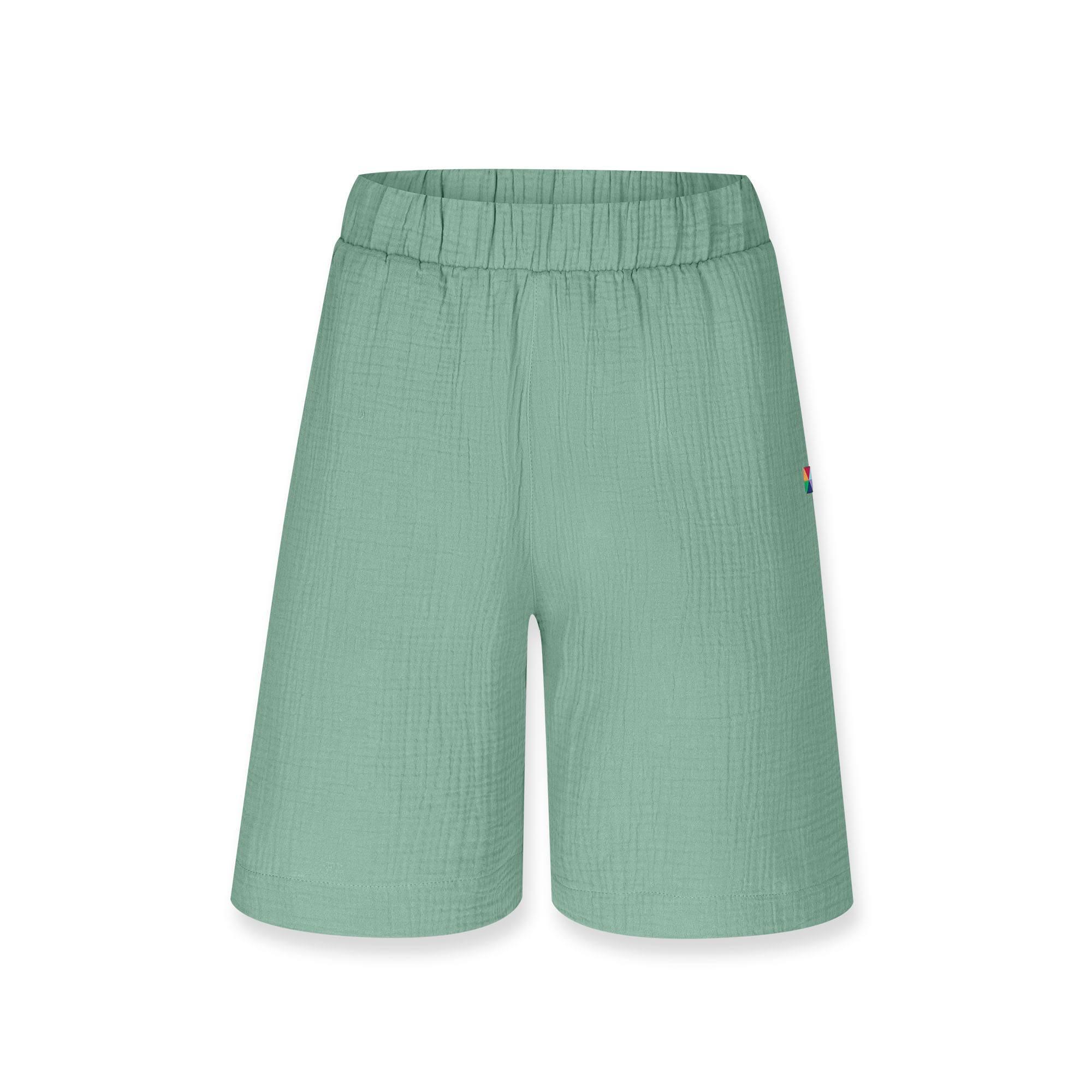 Celadon muslin muslin shorts Women