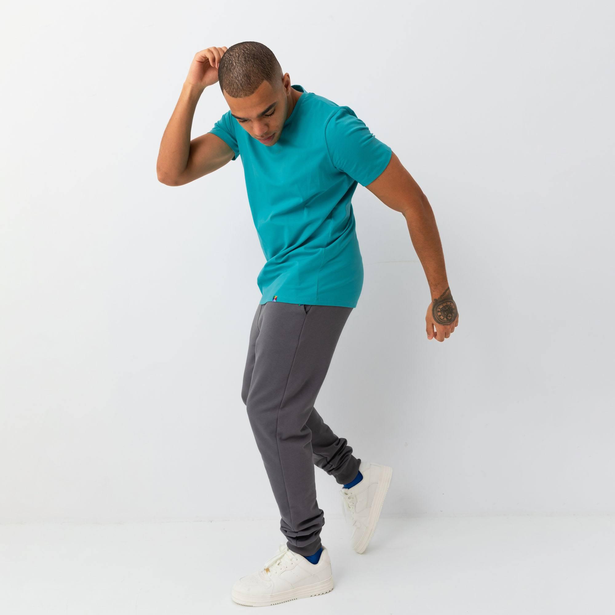 Turquoise T-shirt Men