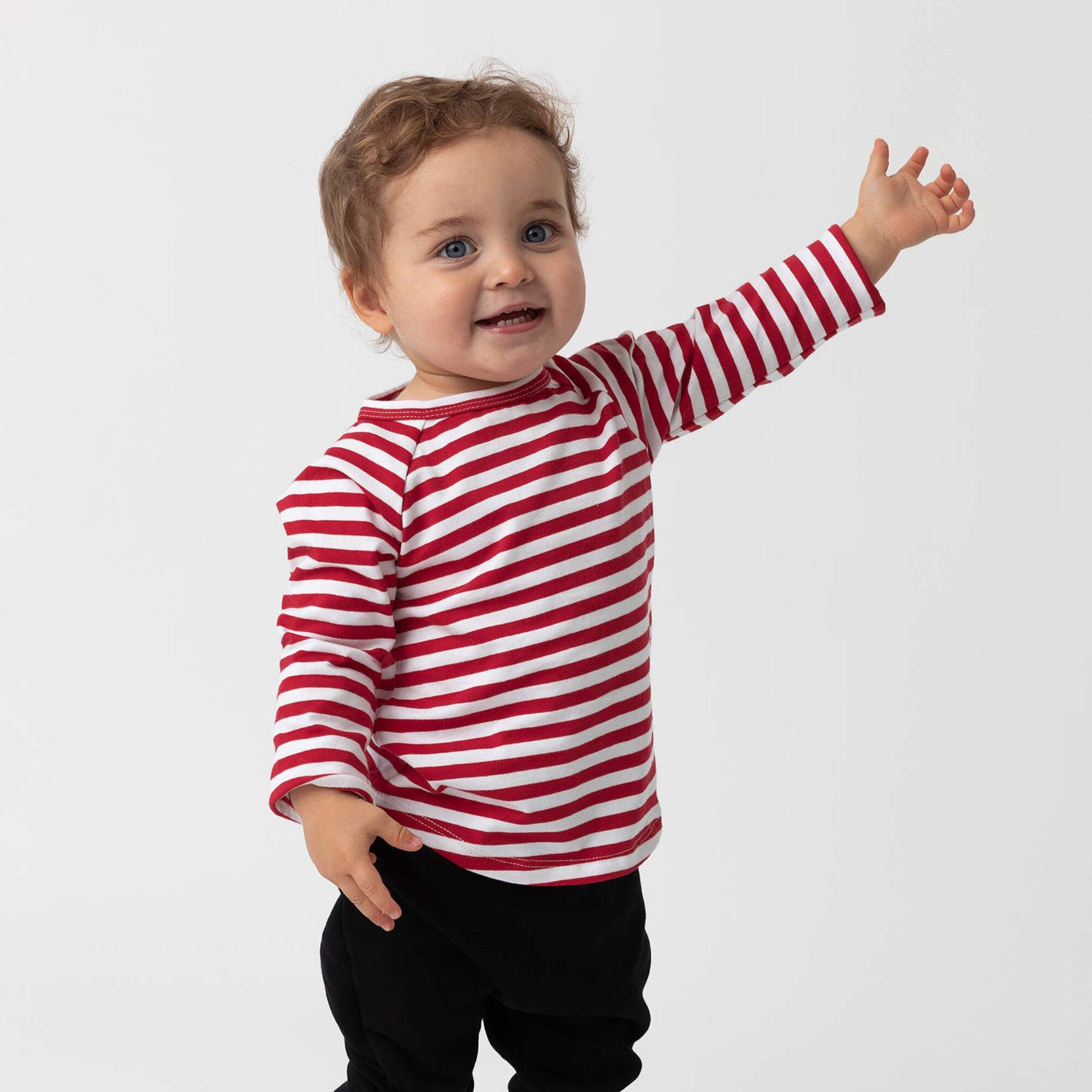 Red stripes longe sleeve shirt Baby